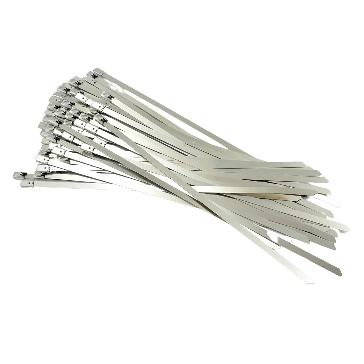Stainless Steel Cable TIE Used for Solar, Industrial and Home Improvement Multipurpose HIGH Strength, Self-Locking Zip Ties, Multi-purpose Tie, Portable Rustproof 100Pcs Wide Application Zip Tie Set for Building (4.6x100MM / 100 pcs Set) - Springkart 