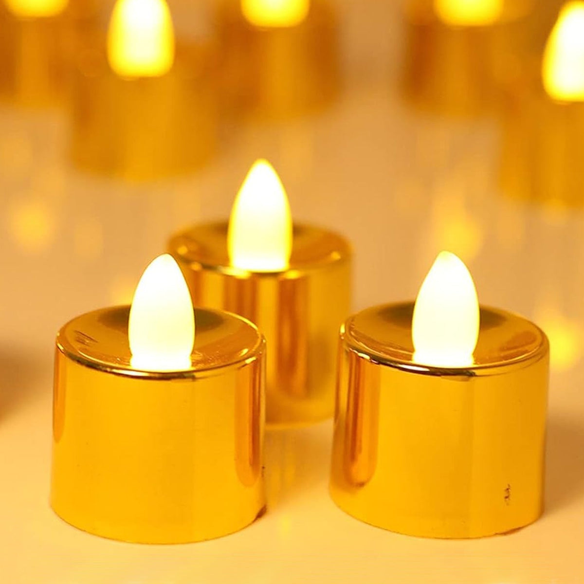 Electrical Candles Diya LED Tea Light (6 Pcs Set) - Springkart 