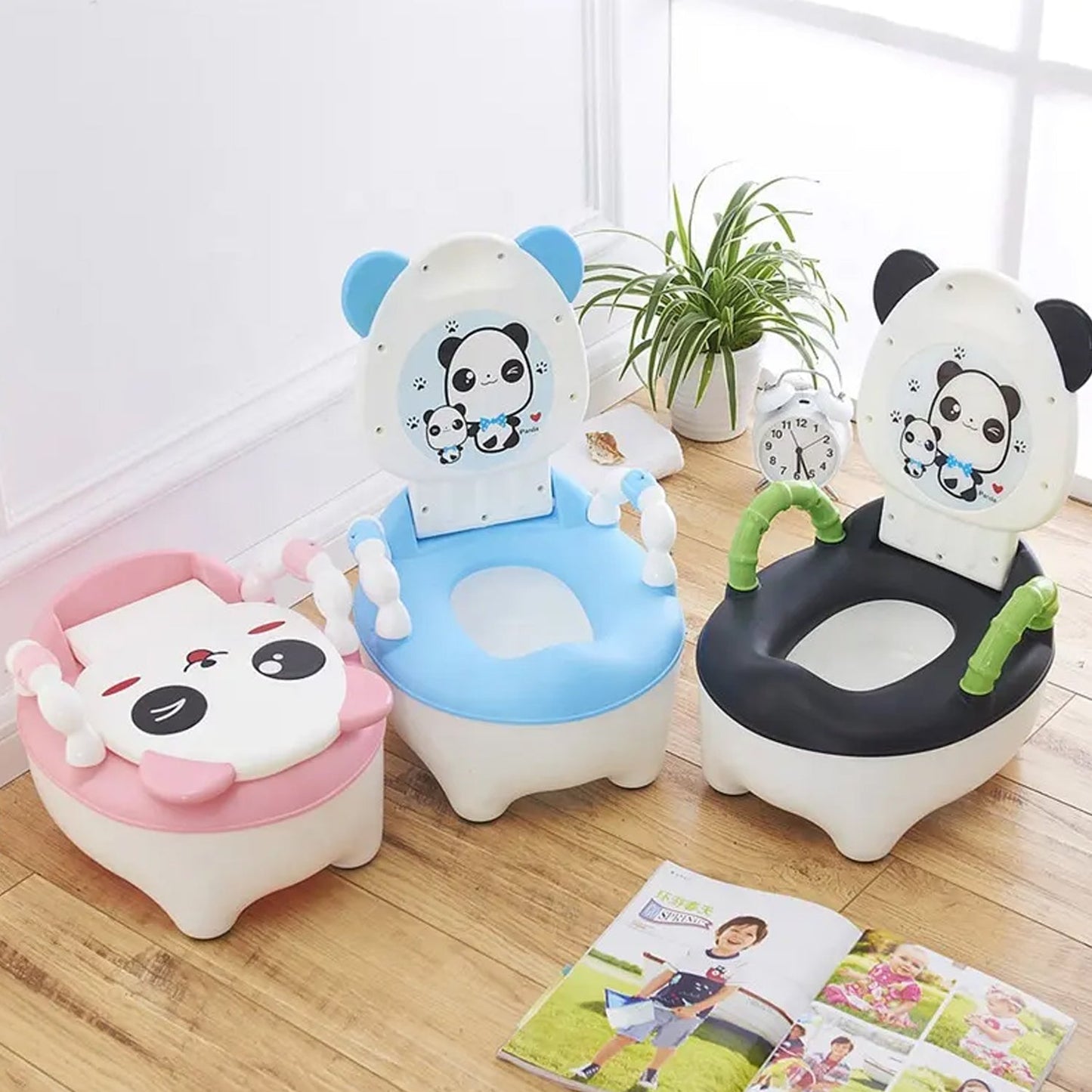 Baby portable Toilet, Baby Potty Training Seat Baby Potty Chair for Toddler Boys Girls Potty Seat for 1+ year child - Springkart 