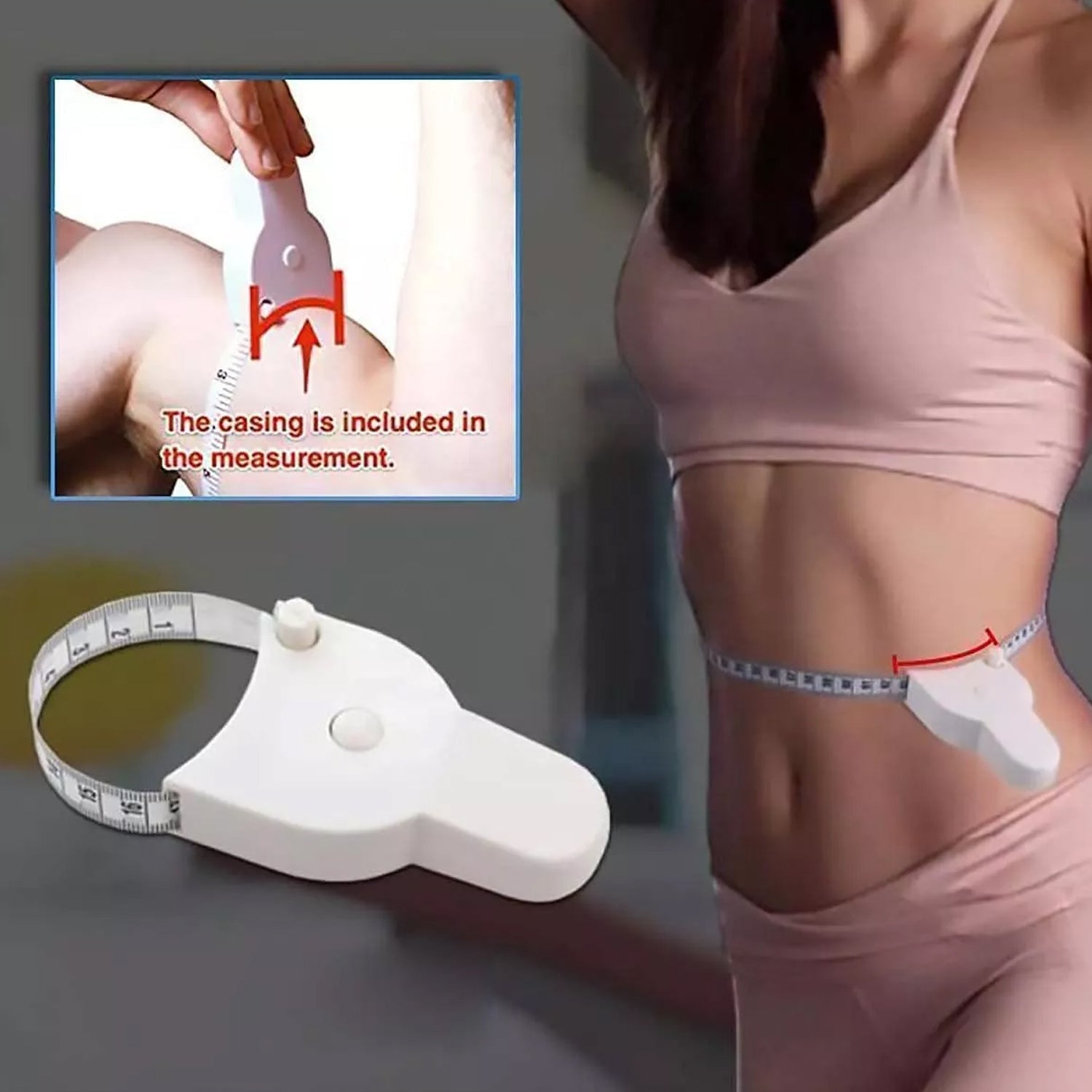Fitness Measuring Tape For Measuring Lengths, Breadths And Heights For Body And Some Other Things Etc. - Springkart 