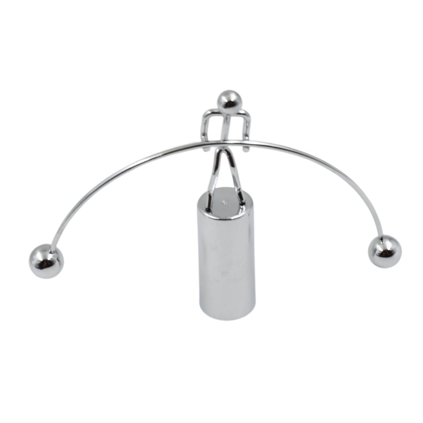 Mini Steel Balance Toy, Decoration Pendulum Newton Cradle Balance Ball Tumbler Desk Toy Metal Man Home Home Decoration Crafts - Springkart 