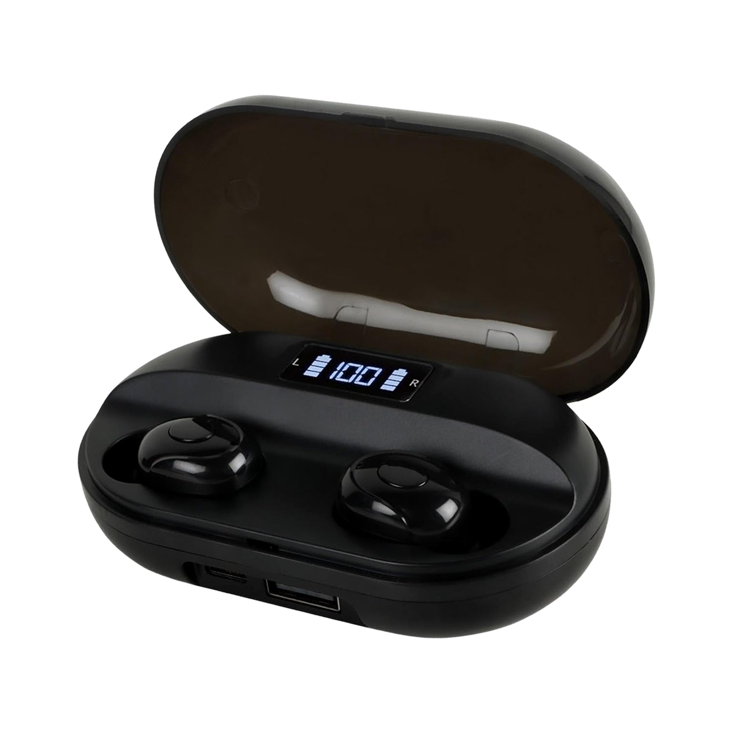 Tws Dual Pairing Earbuds with Mic Advanced ENC, Long Playtime Headset - Springkart 