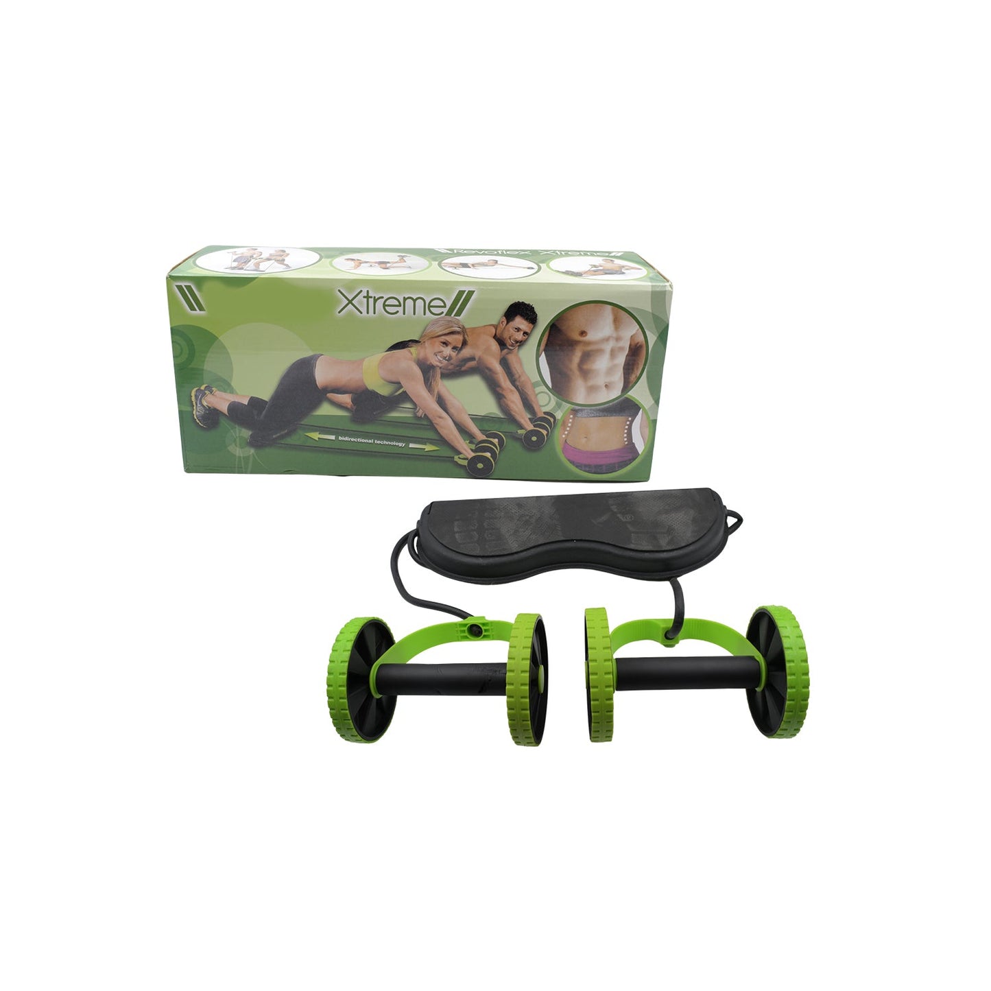 Professional Fitness Imported Ab Builder Ab Care Xtreme Fitness Resistance Exerciser Resistance Tube Ab Slimmer Rope Exerciser Body Building Home Gym Trainer for Both Men & Women (1 Pc) - Springkart 