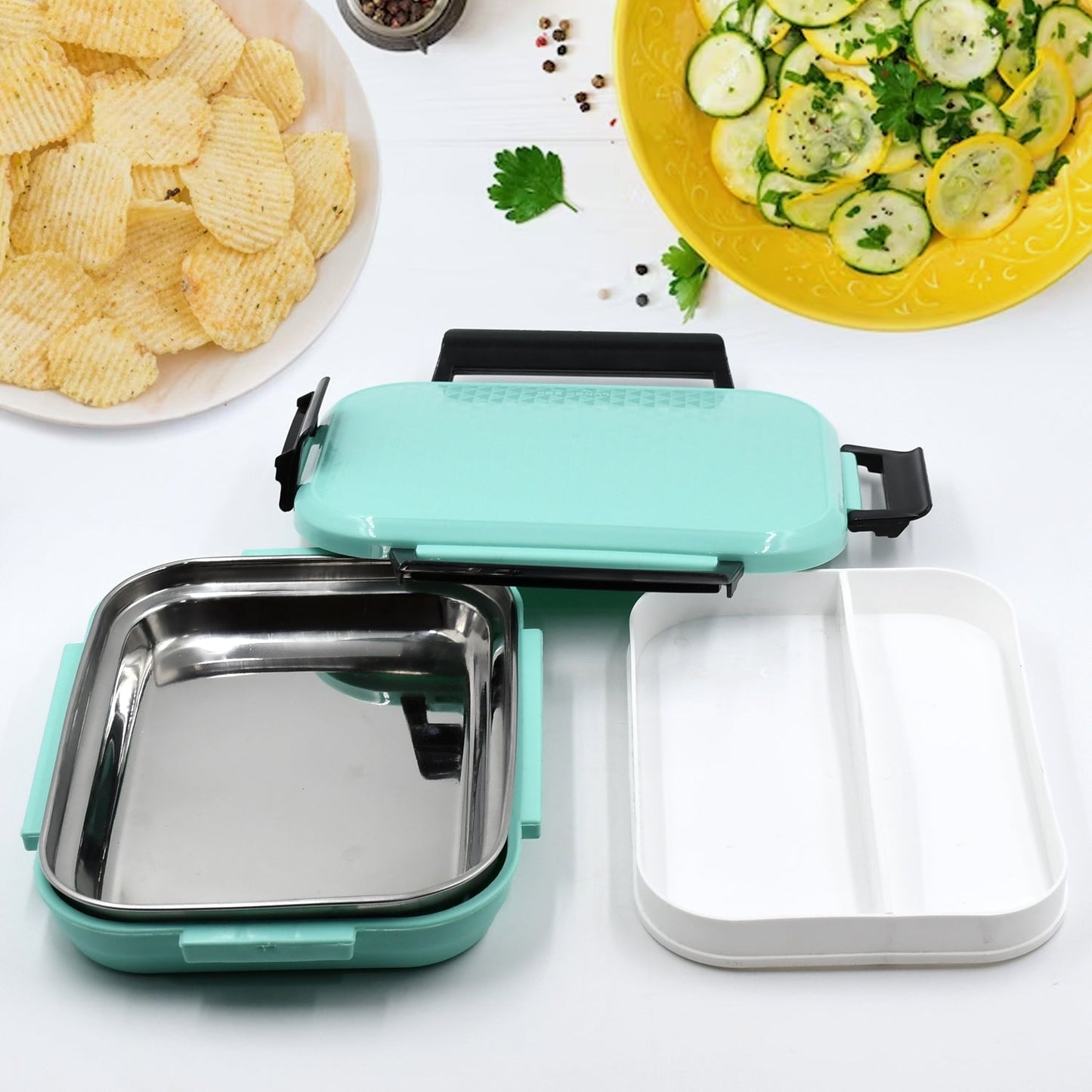 Leakproof Lunch Box Set: School & Outdoor Meals (Insulated) - Springkart 
