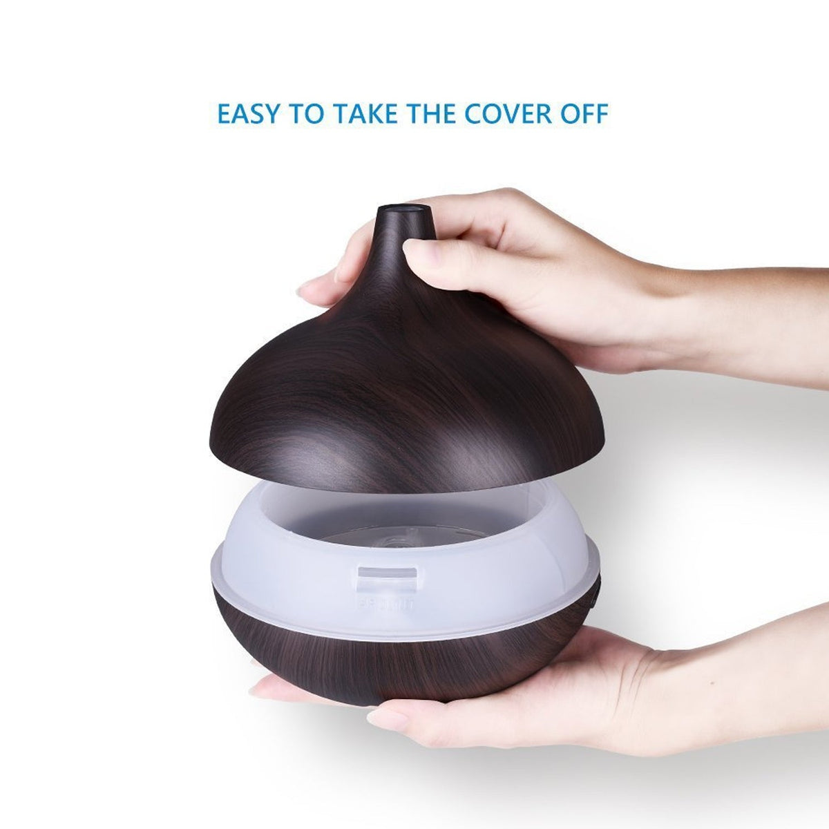 Aromatherapy Humidifier with 7 Colourful LED Light Change (500 ML Capacity / With Remote) - Springkart 