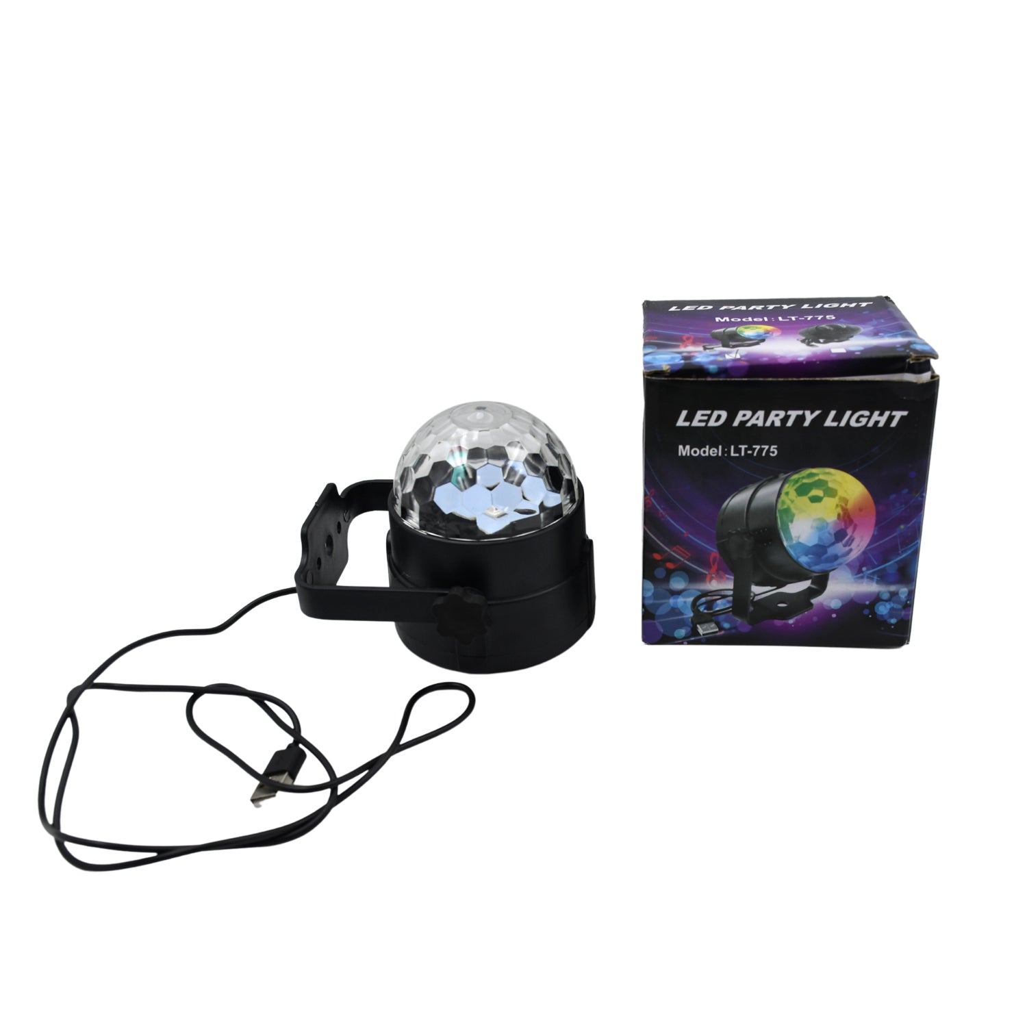 Party Lights, DJ Stage Light Disco Ball Light USB Charging Party Stage Lamp Party Light for Home Bar Car Wedding Holiday Party, Party Gift Kids Birthday - Springkart 