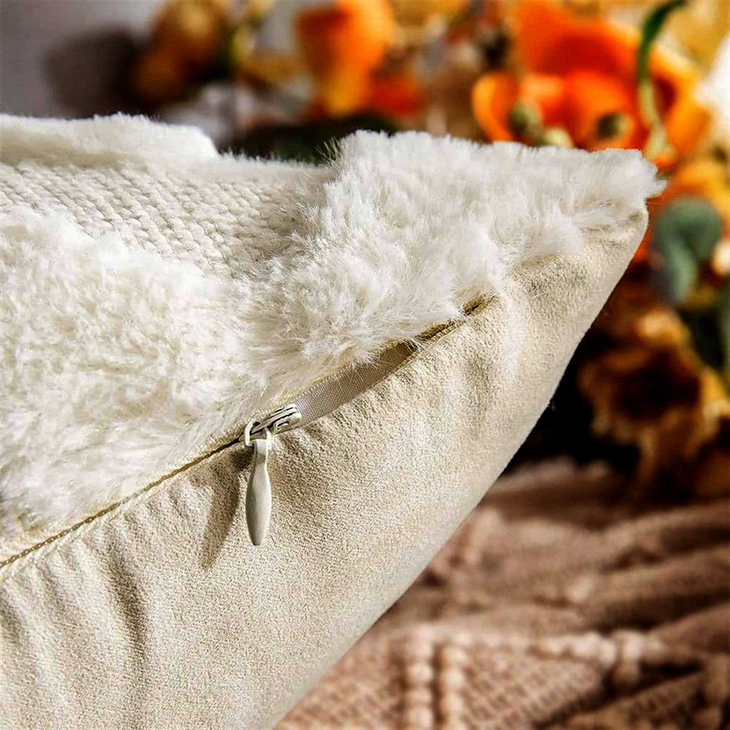 Pillow Covers, Couch Pillows Cover, Soft Decorative Cover (1 Pair / 2 Pc / 50×50 CM) - Springkart 