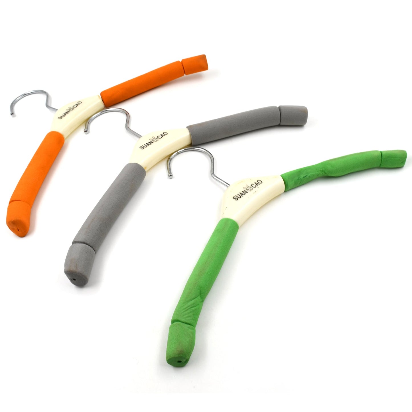 Solid Sponge Hanger Non-Slip Hanger (5 Pcs / Mix Color / B Grade)