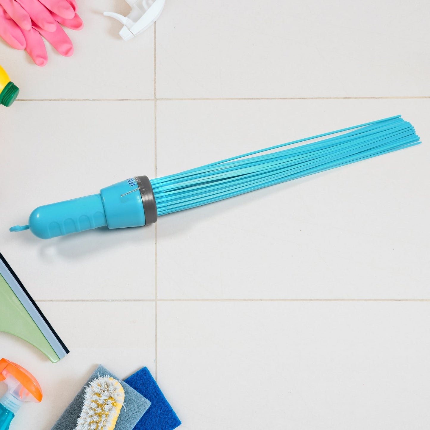 Plastic Stick Broom, 44 Flexible Sticks for Cleaning Tiles & Floors - Springkart 
