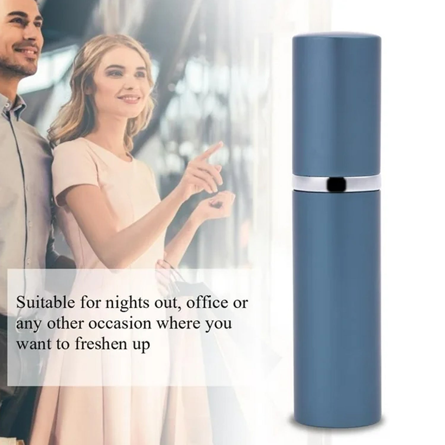 Refillable Fine Mist Spray Bottle for Perfume, Sanitizer, Travel Beauty & Makeup - 1 Pc - Springkart 
