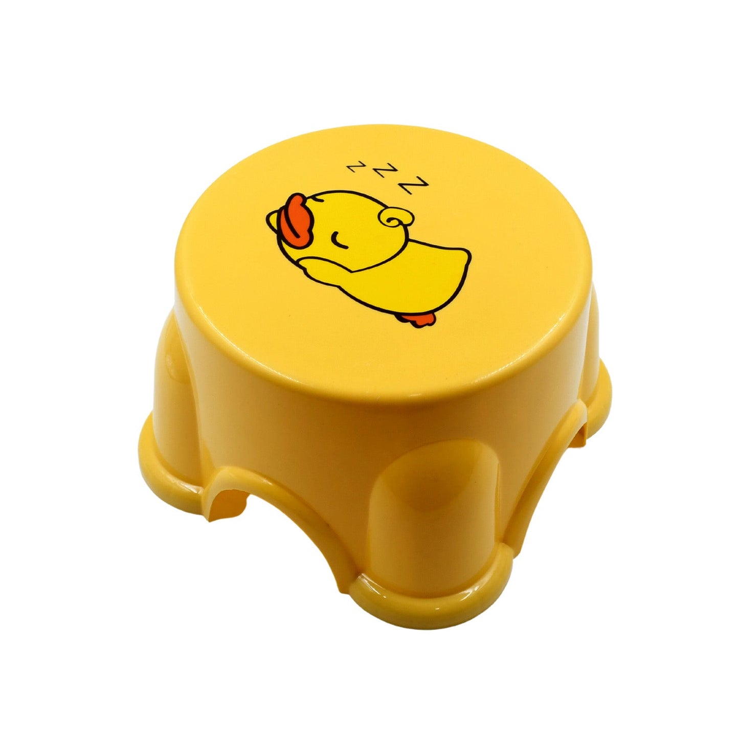 Plastic stool for indoor and outdoor use, features anti-slip design, suitable for bathroom and kitchen.