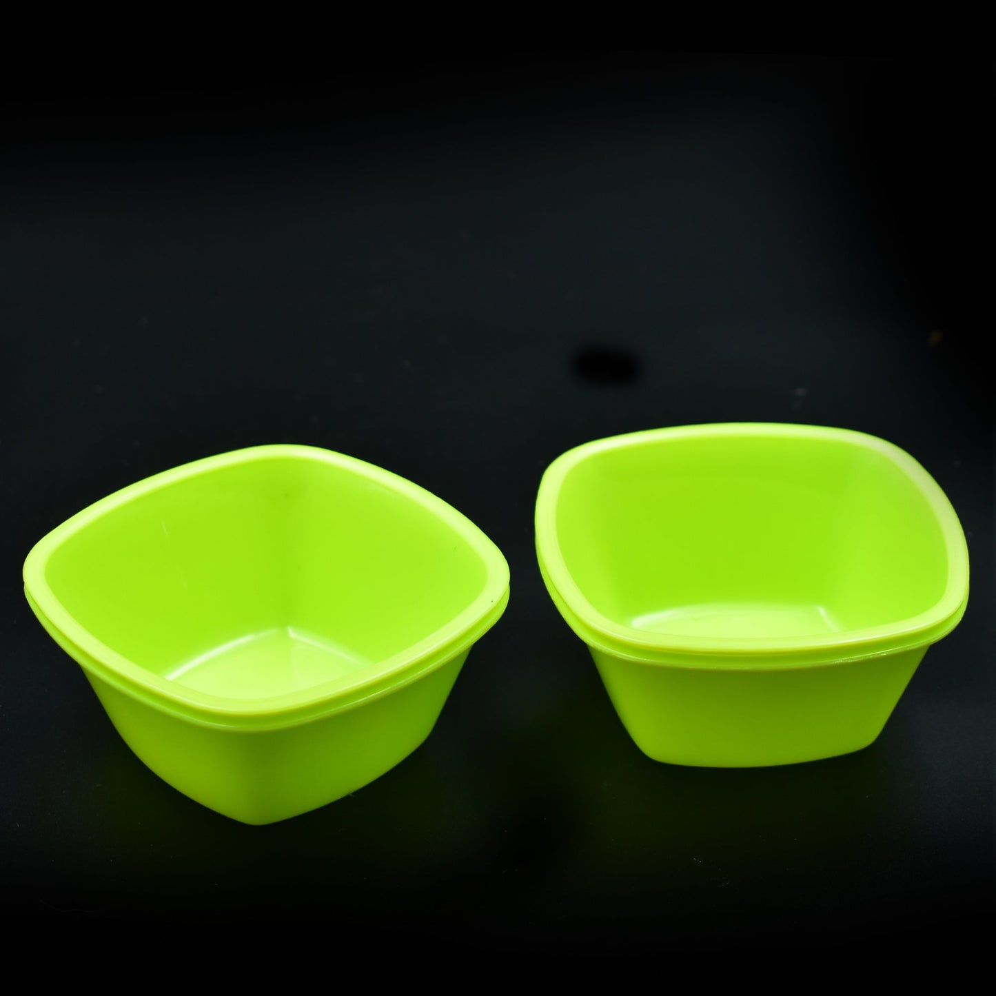 Square Plastic Bowl For Serving Food (Pack of 4) - Springkart 