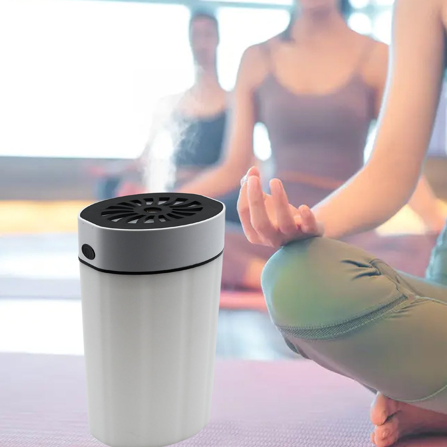 Humidifiers For Bedroom, Small Humidifier With Colorful Light Effect, Mini Desk / Car Humidifier with Colorful Light - Springkart 