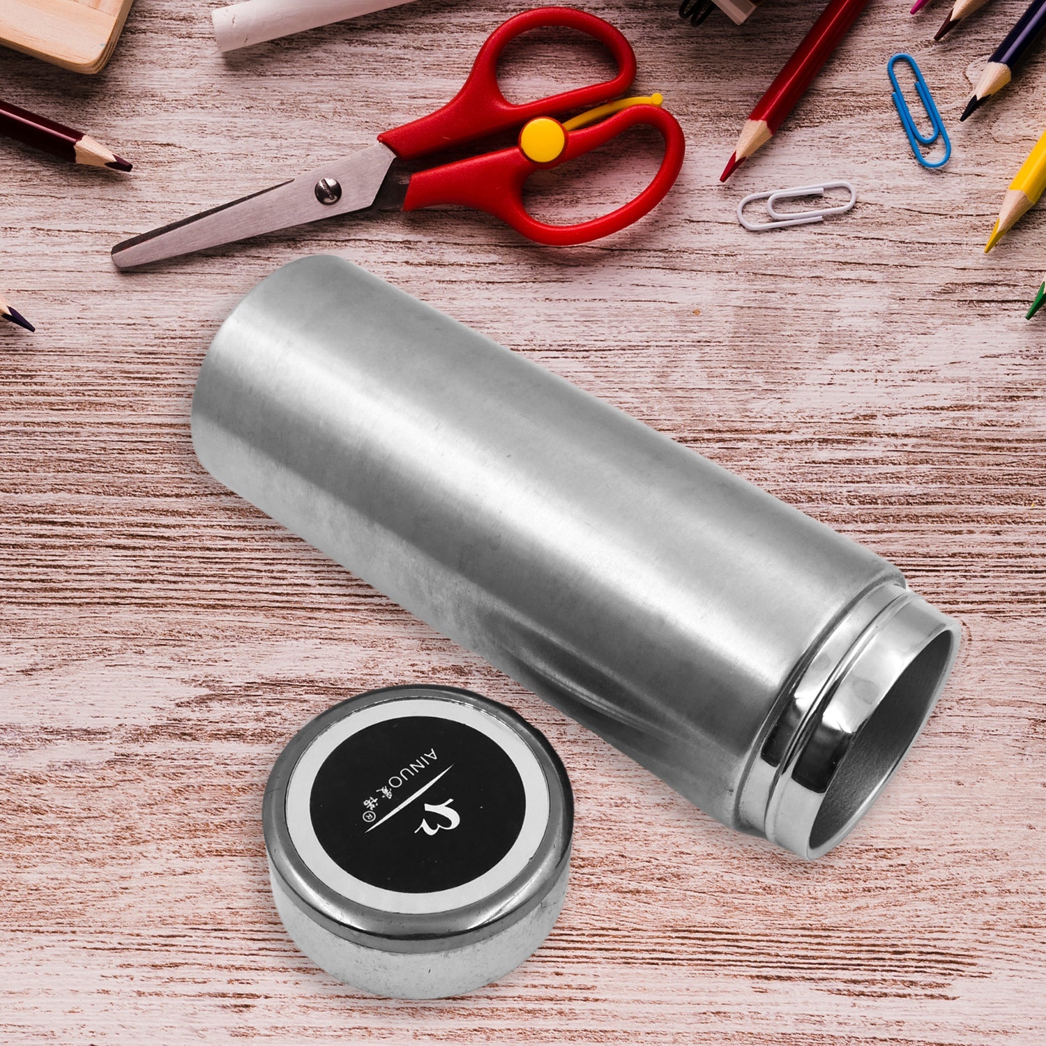Multifunctional Double-Wall Thermos Water Bottles, Spill Proof with Leakproof Drinking Cup for Office Mug, Home, Travel, School - Springkart 