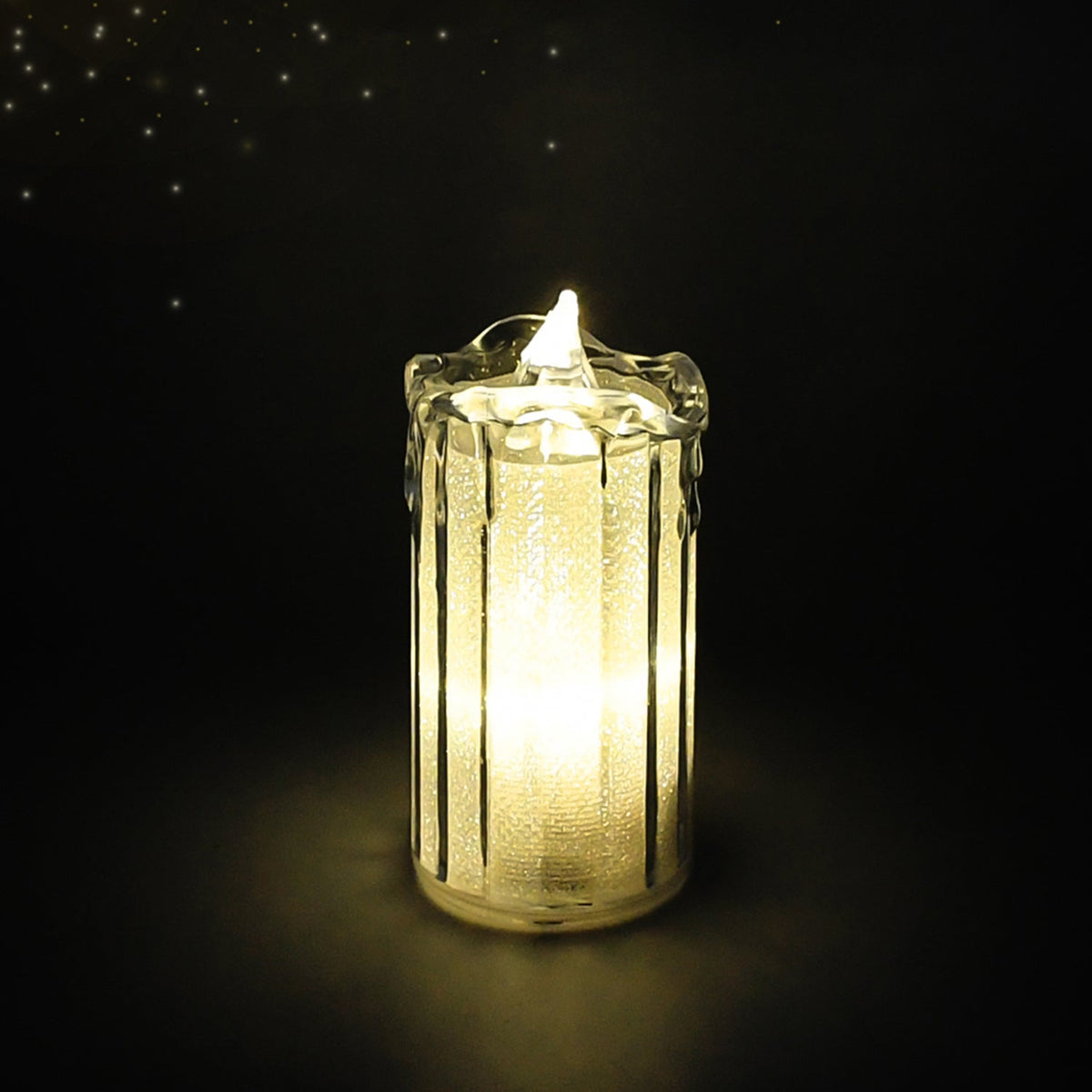 24 Pc Flameless and Smokeless Decorative Melting Candles LED Tea Light Candle Flickering Electronic Candle - Springkart 