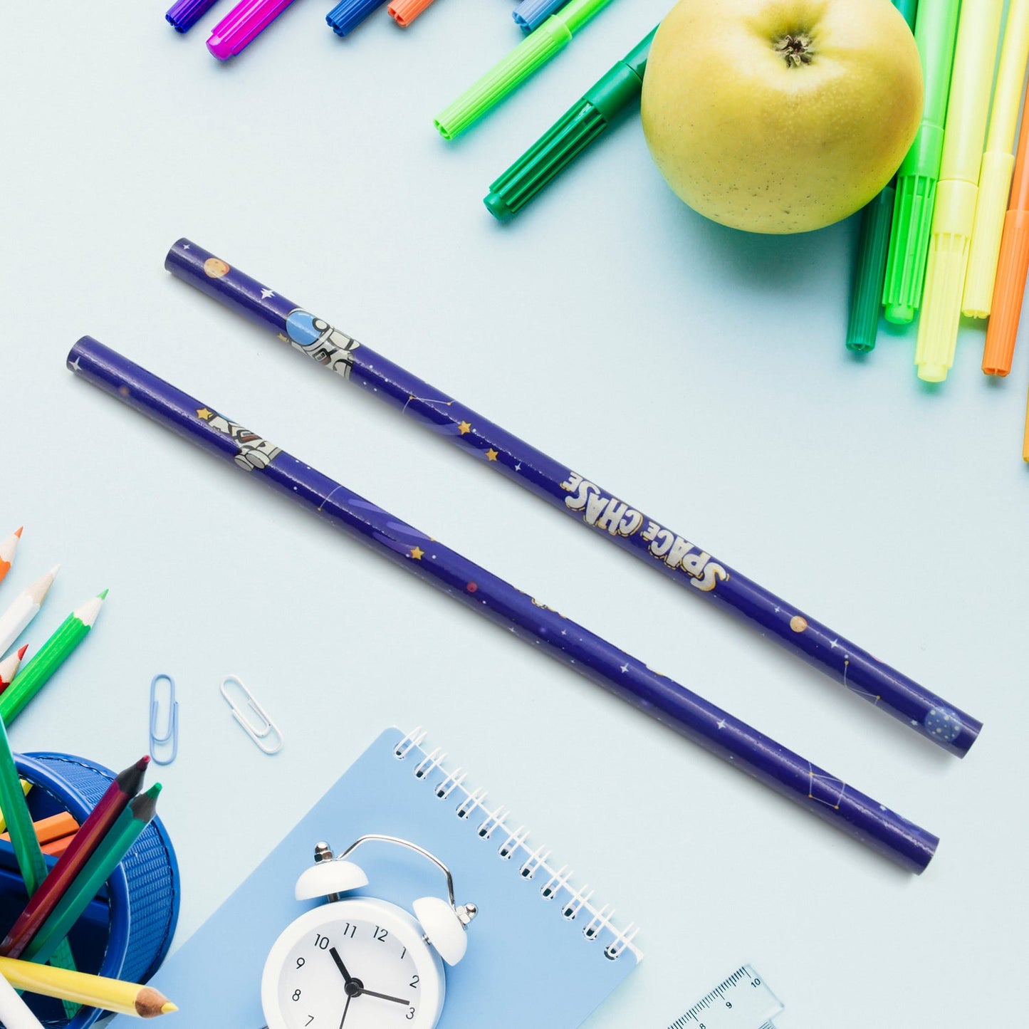 Fun & Functional! 5-in-1 Cartoon Pencil Set for School & Play (5 Pc) - Springkart 