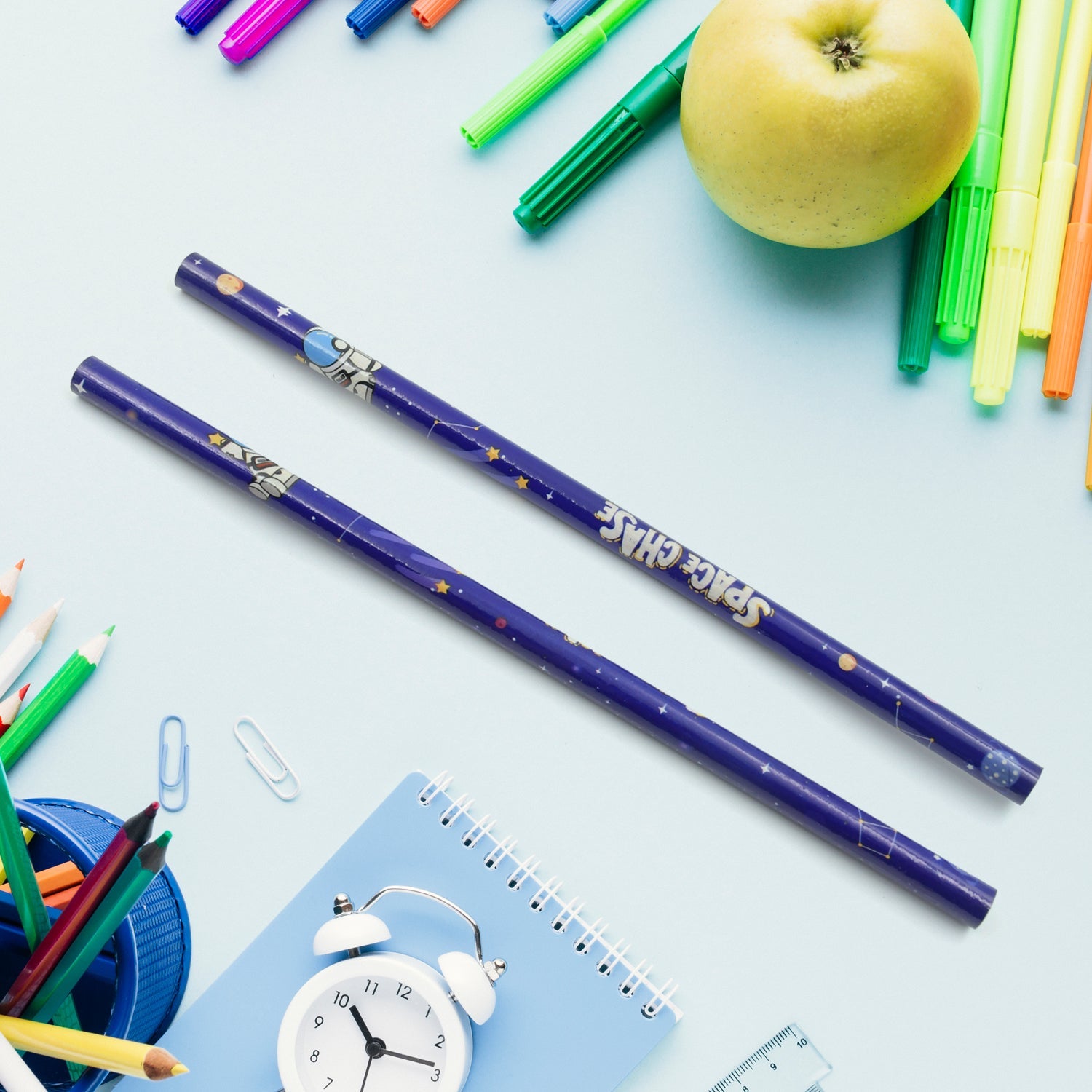 Fun & Functional! 5-in-1 Cartoon Pencil Set for School & Play (5 Pc) - Springkart 