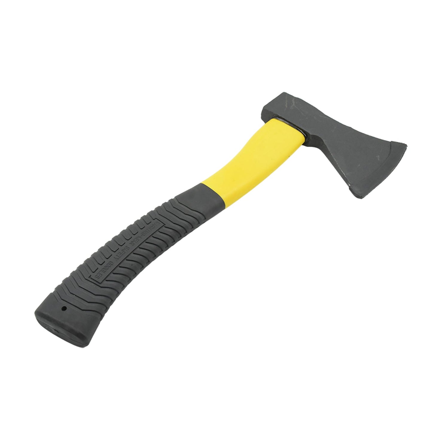 Gardening Tools Hatchet Axe Fiberglass Body Rubberized Handle Wood Cutting Axe, Camping Axe, Safety Axe, Pick Axe (972 Gm) - Springkart 