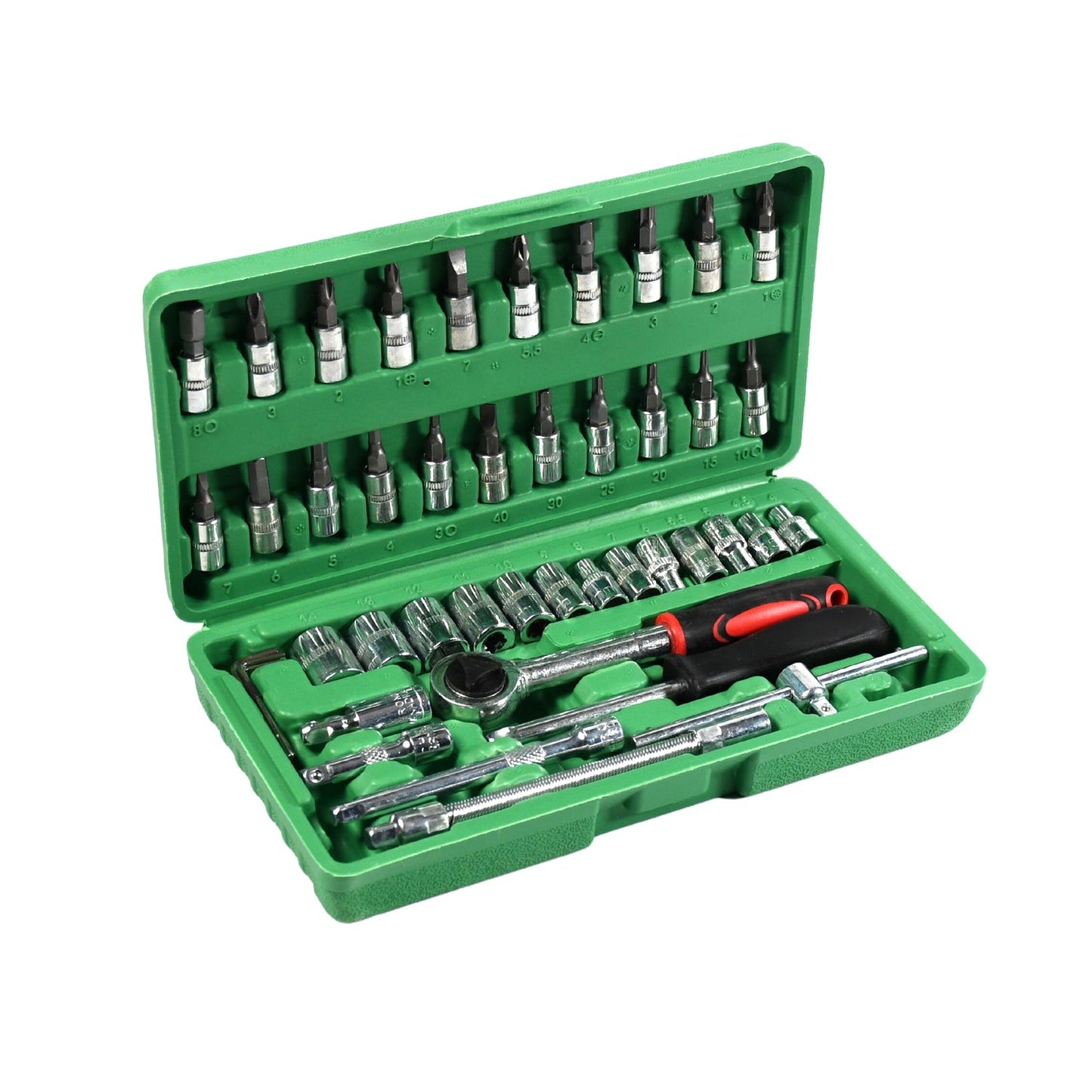Mechanic 46pc Tool Kit Set High Quality Tool Kit - Springkart 