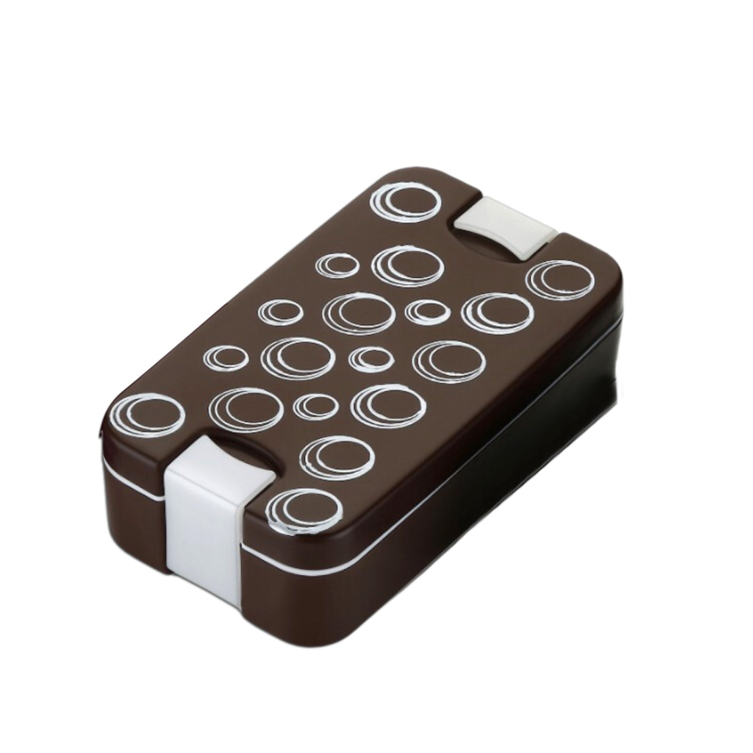 Airtight Lunch Box - 2 Compartment, Leak-Proof, Food-Grade Material, Modern Compact Design with Spoon - Springkart 