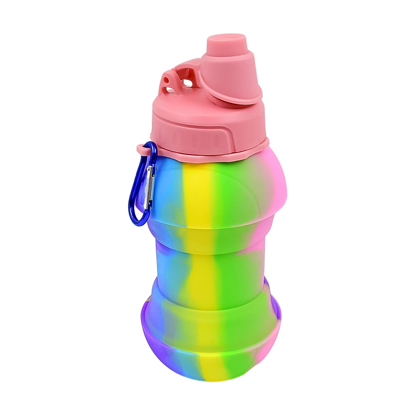 Flexible Collapsible Silicone Sports Water Bottle (260 ML / 20 CM Folding) - Springkart 