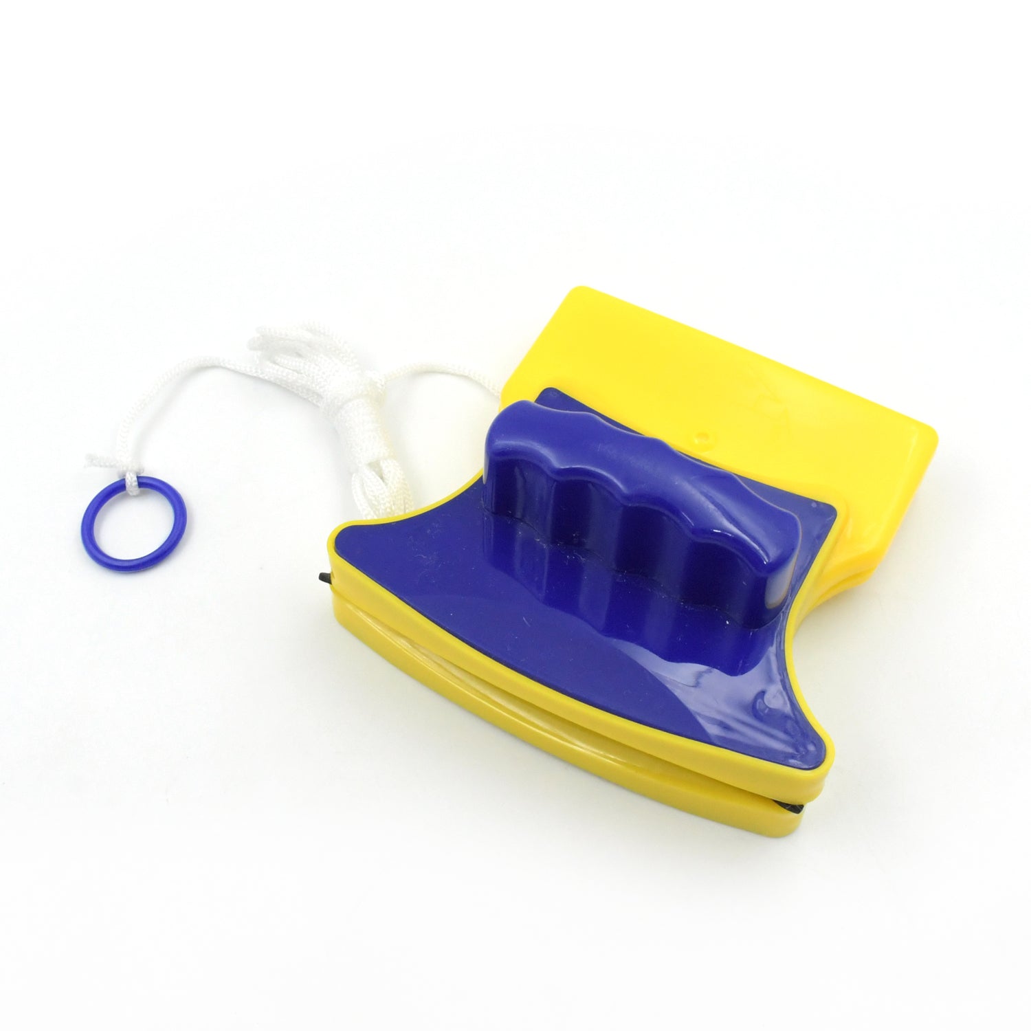 Magnetic Glass Cleaner (1 Pc): Square, Double-Sided Wiper, 2 Extra Pads - Springkart 