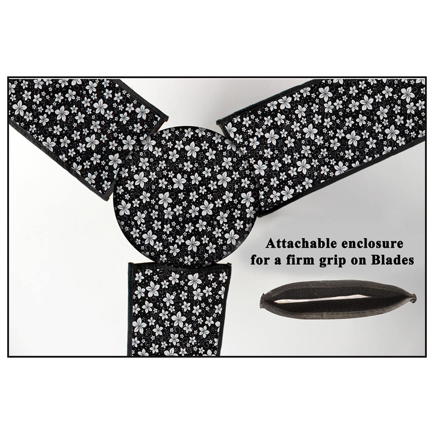 Ceiling Fan Blade Cover used to cover ceiling fan blades for prevent it from dust and can be used in mostly any kinds of places like offices and household etc. - Springkart 