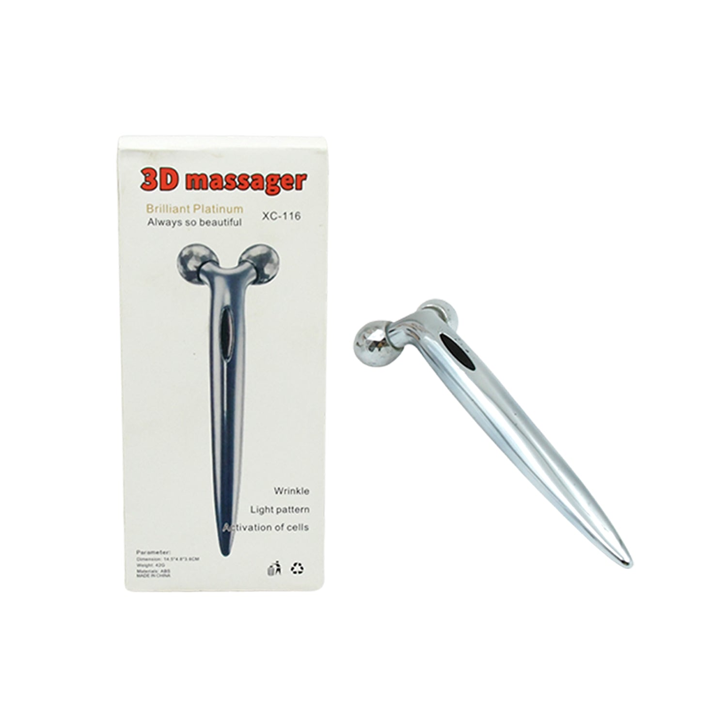 360 Degree Facial Roller, designed for face lifting and skin tightening, improves blood circulation and reduces puffiness. - Springkart 
