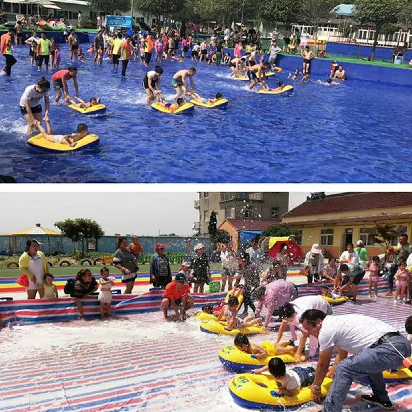 Inflatable Surfboard for Kids, Inflatable Bodyboard for Children with Handles, Portable Surfboard for Children, Outdoor Pool, Beach Floating Mat Pad Water Fun - Springkart 
