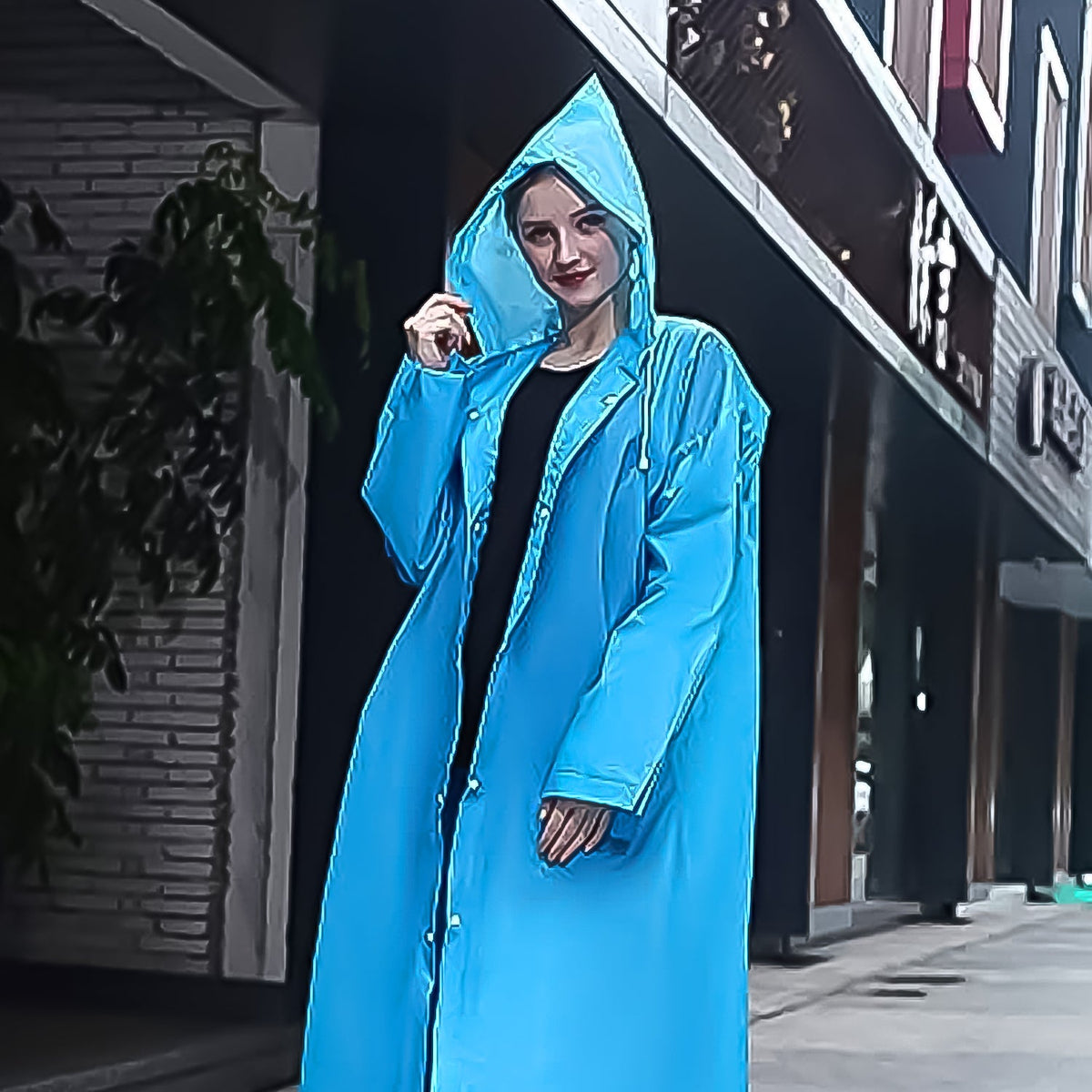 Eva Portable Rain Coat, Waterproof Raincoat (1pc) - Springkart 