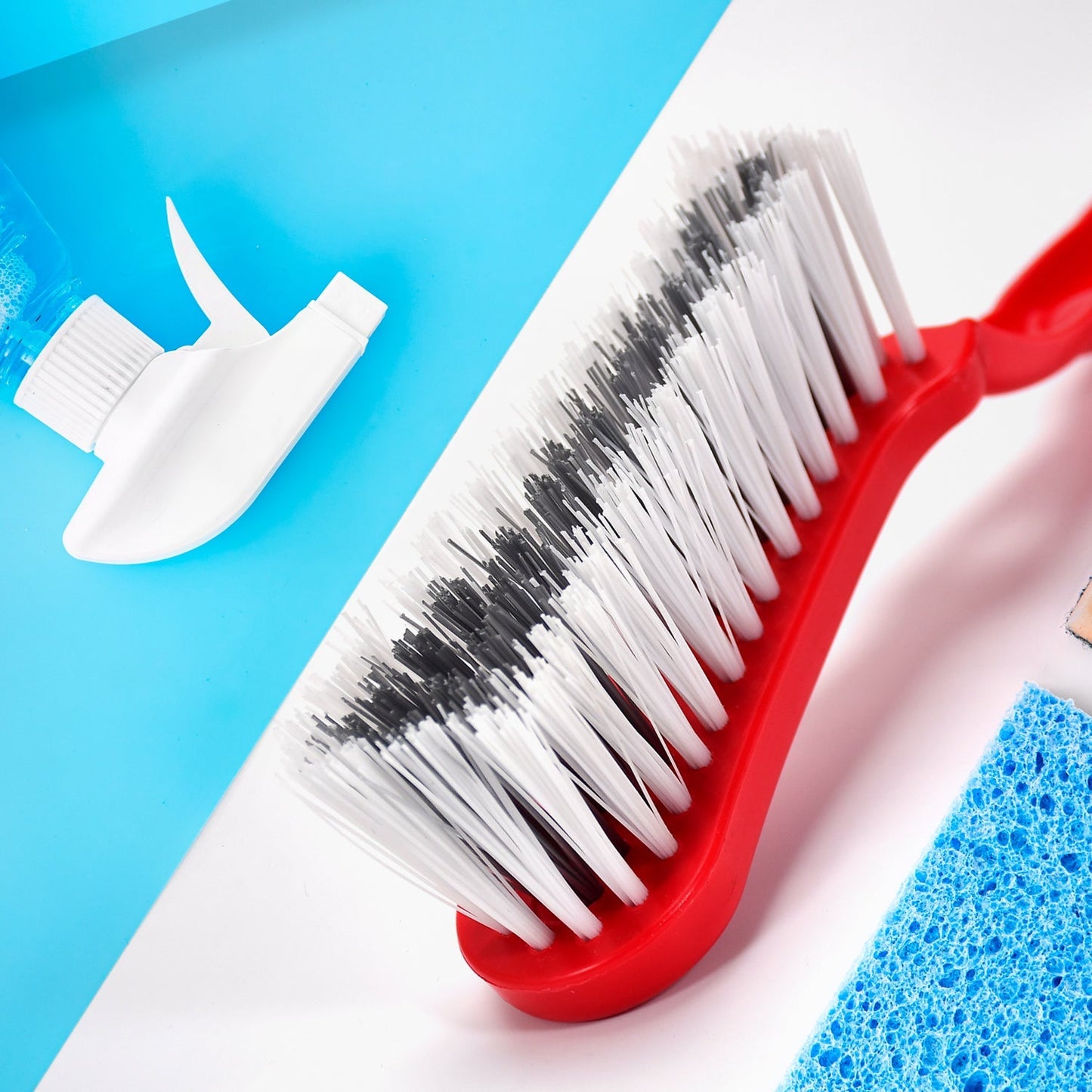 Dustpan Set with Brush, Dust Collector Pan with Long Handle, Supadi, Multipurpose Dust Collector Cleaning Utensil Flat Scoop Handheld Sweeping Up and Carrying Container - Springkart 
