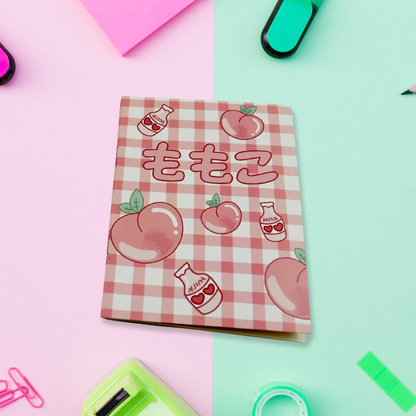 Cute Journal Diary, Notebook for Women Men Memo Notepad Sketchbook 16 Pages Writing Journal for Journaling Notes Study School Work Boys Girls, Stationery (85x120MM / 1 Pc) - Springkart 