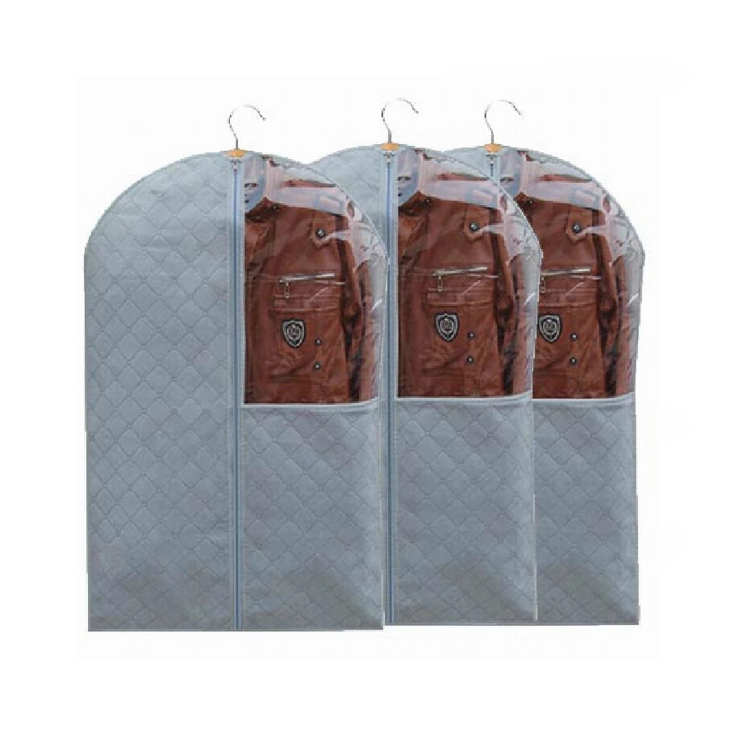 Foldable Non Woven Men's Coat Blazer Suit Cover men's coat blazer cover fold over breathable garment bag suit cover. - Springkart 