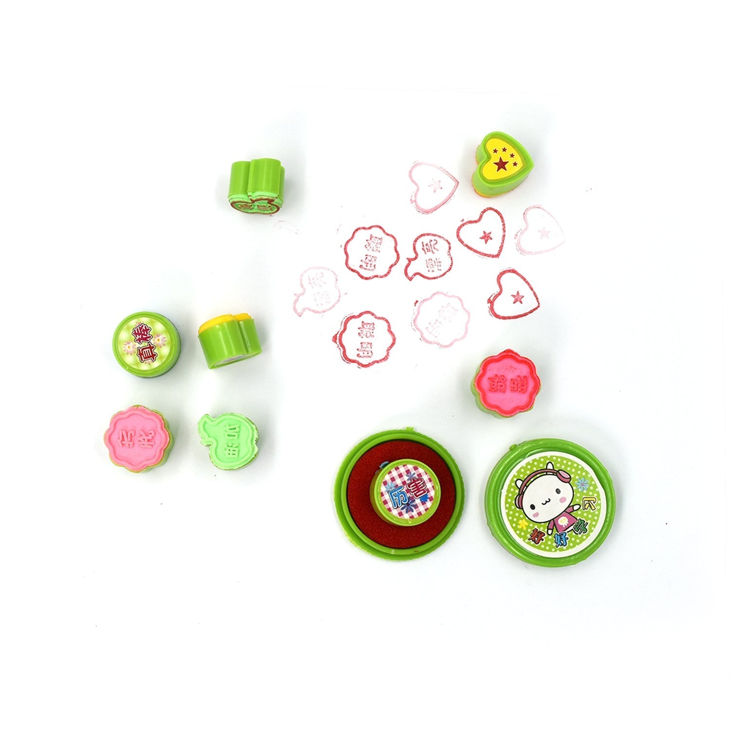 9 Pc Stamp Set for Kids, Play & Fun - Springkart 