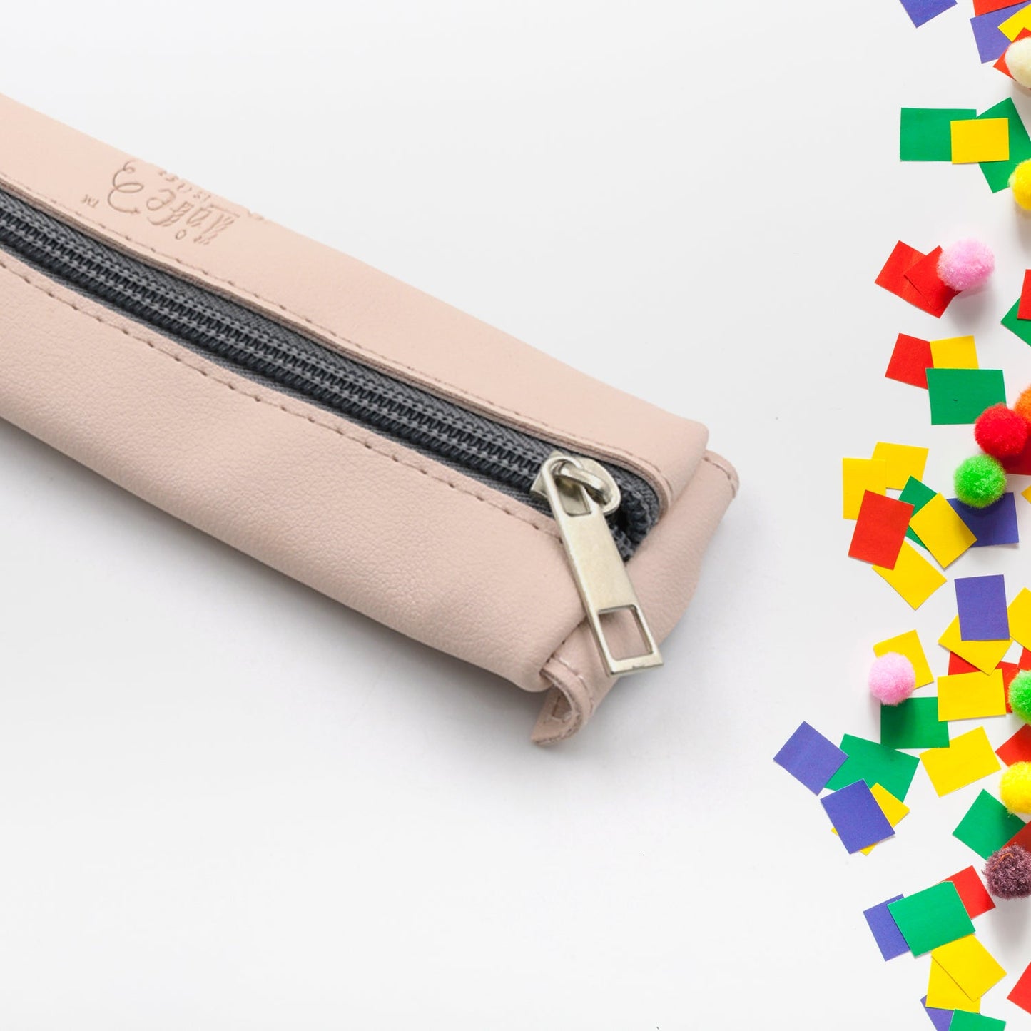 Leather Pencil Case high-quality leather pencil pouch ideal of School (1Pc) - Springkart 