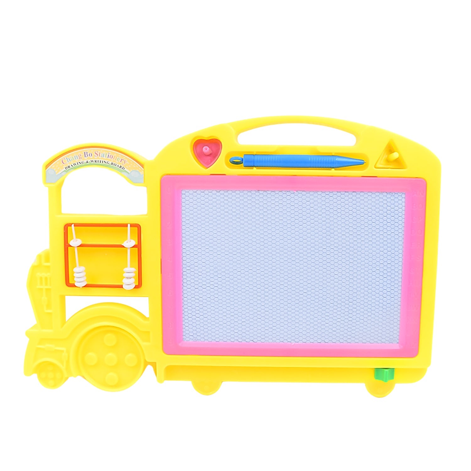 Bus Shape Drawing & Writing Slate Board for Kids (1 pc / 32 × 21 Cm) - Springkart 