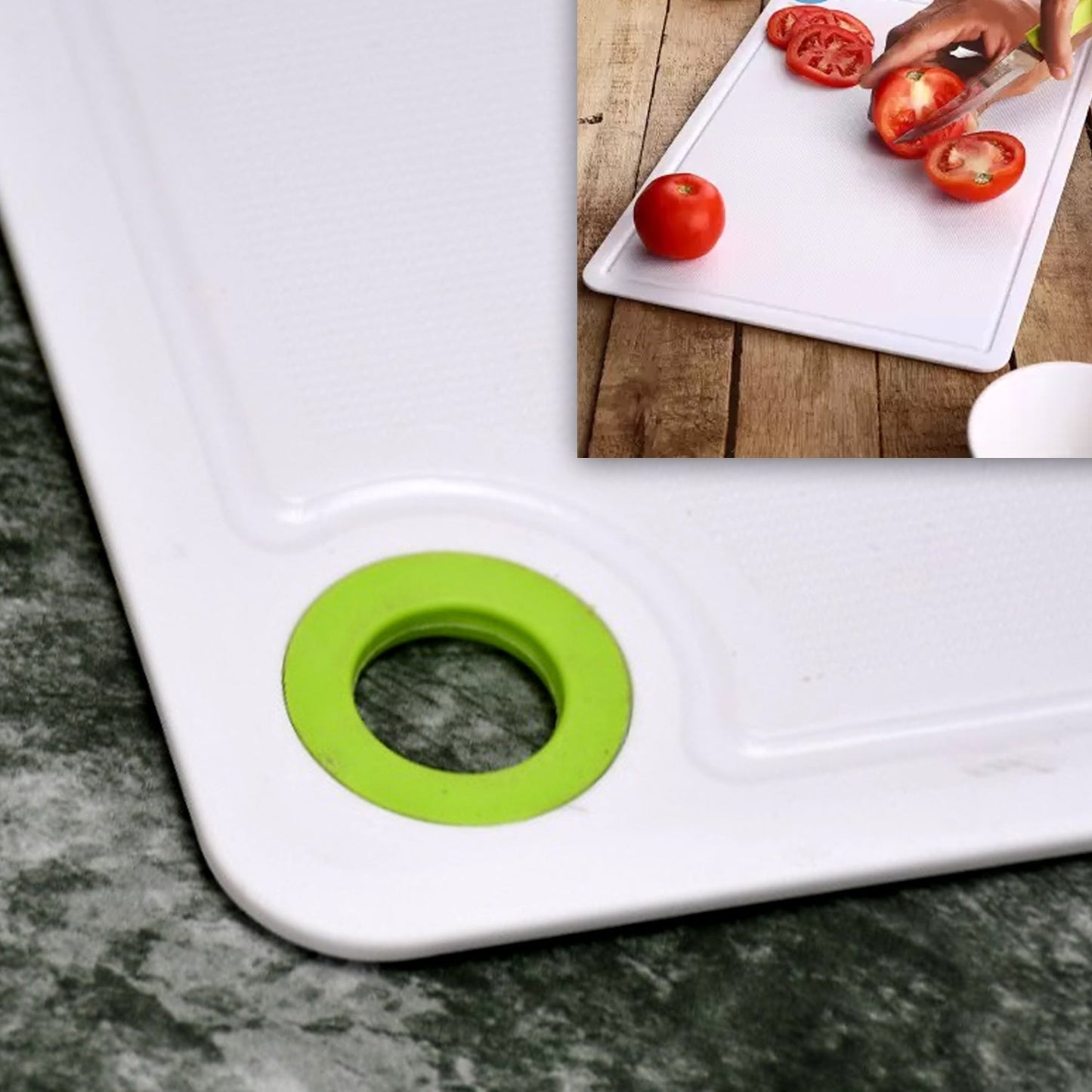 Fruit & Vegetable Chopping Board Plastic Cutting Board For Kitchen - Springkart 
