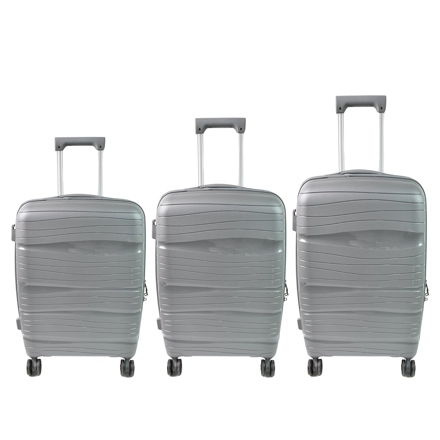 Big 3 in 1 Luggage with Wheels Travel suitcases Set (4 Pcs Set / Different Size) - Springkart 