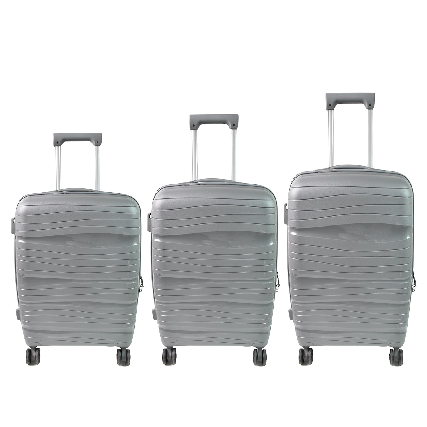 Big 3 in 1 Luggage with Wheels Travel suitcases Set (4 Pcs Set / Different Size) - Springkart 