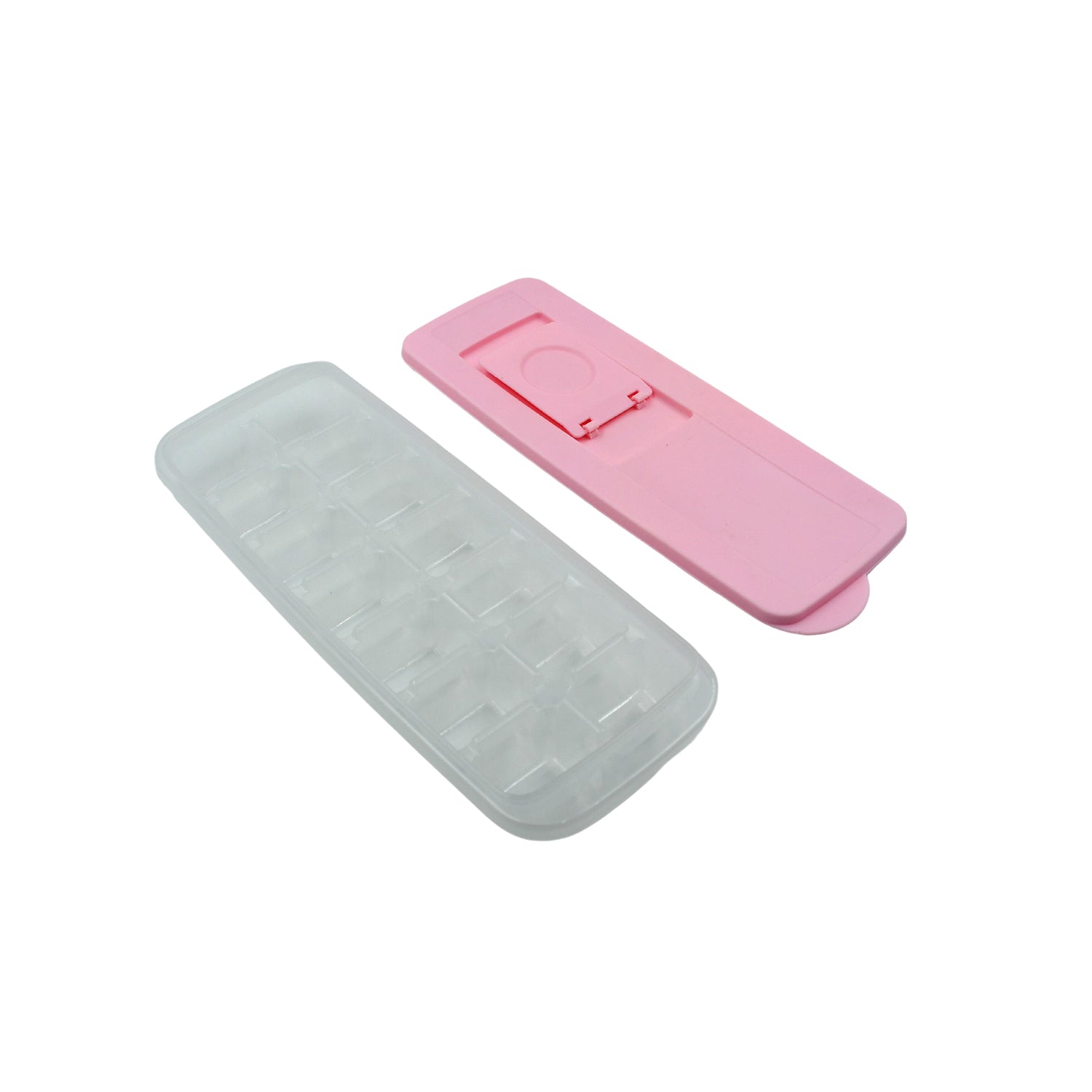 Ice Cube Trays, Ice Tray Food Grade Flexible Silicone Ice Cube Tray Molds with Lids, Easy Release Ice Trays Make 14 Ice Cube, Stackable Dishwasher Safe - Springkart 