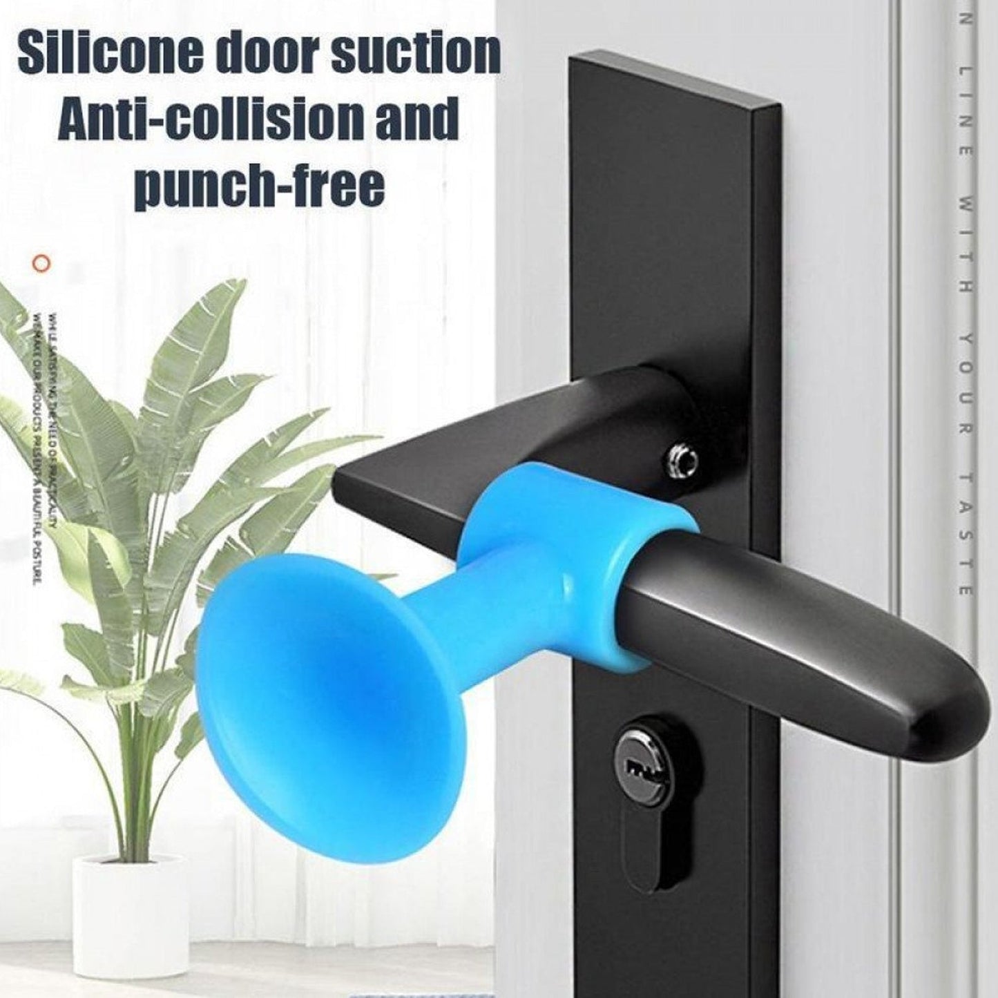 Door Stopper Mini Anti-Collision Silicone Door Handle Crash Pad - Springkart 