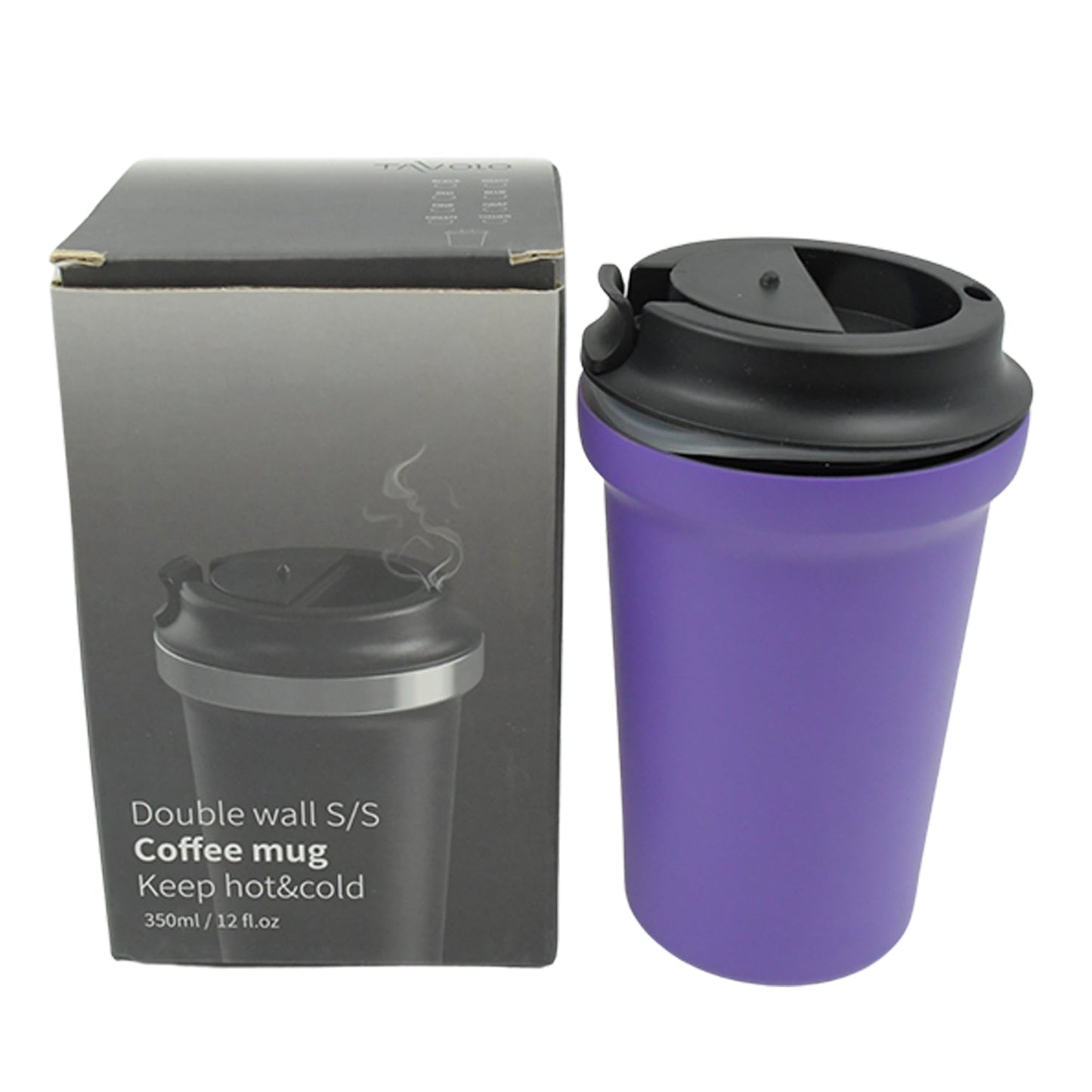 350ml Stainless Steel Vacuum Insulated Coffee Mug - Travel Mug - Springkart 