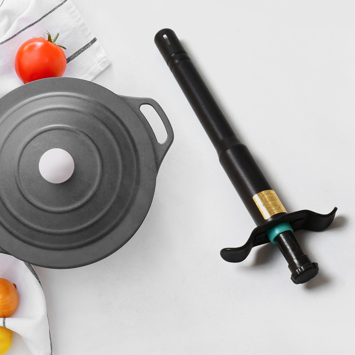 Stainless Steel Black Gas Lighter for Kitchen Gas Stove, Long Lasting, Unbreakable Lighters for Gas Stoves, Restaurants & Kitchen (1 Pc) - Springkart 