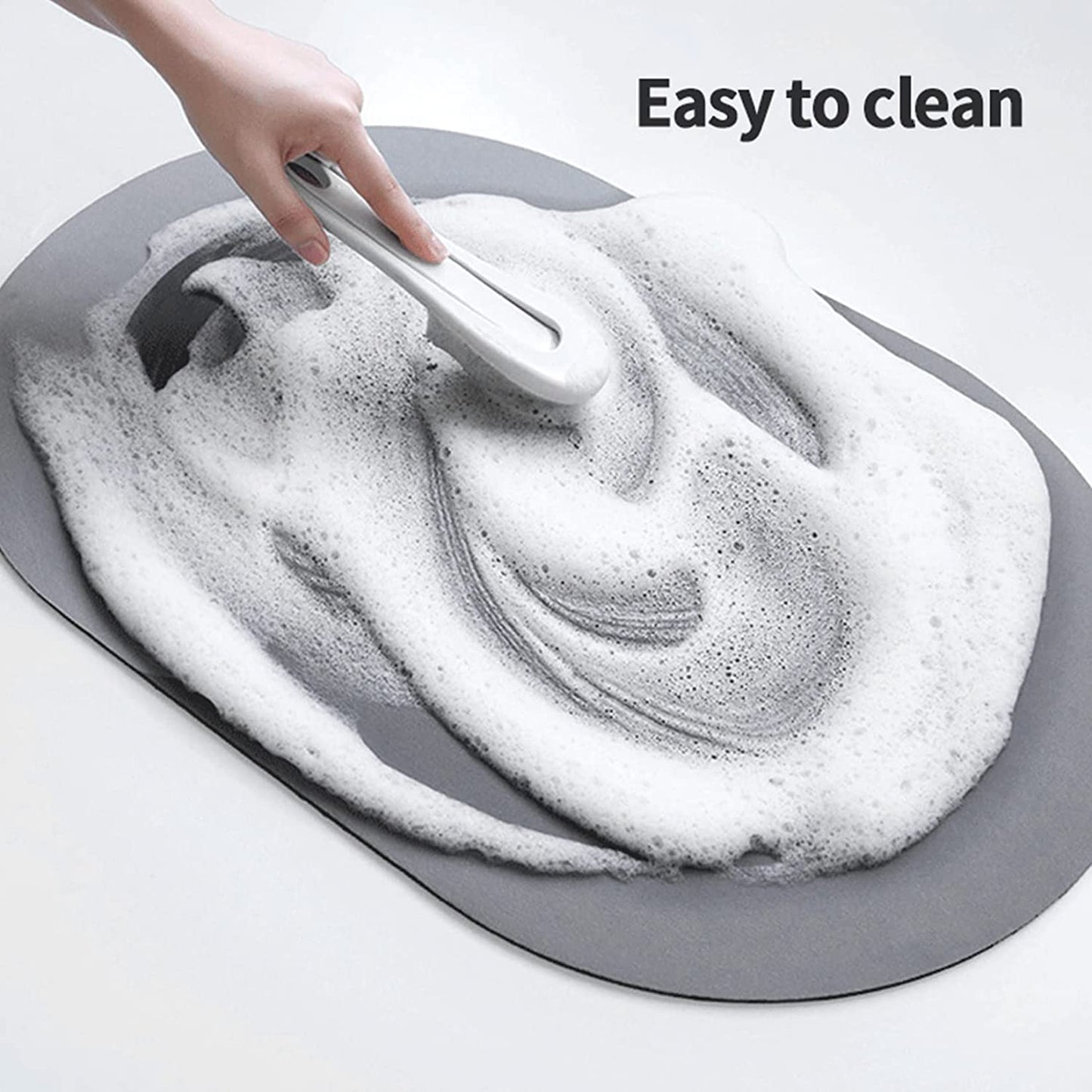 Floor Mat, Bath Mat, Doormat, Bathroom Carpet. Cushion Mat Super Absorbent Soft Carpet, Quick Dry Dirt Barrier for Home, Office - Springkart 