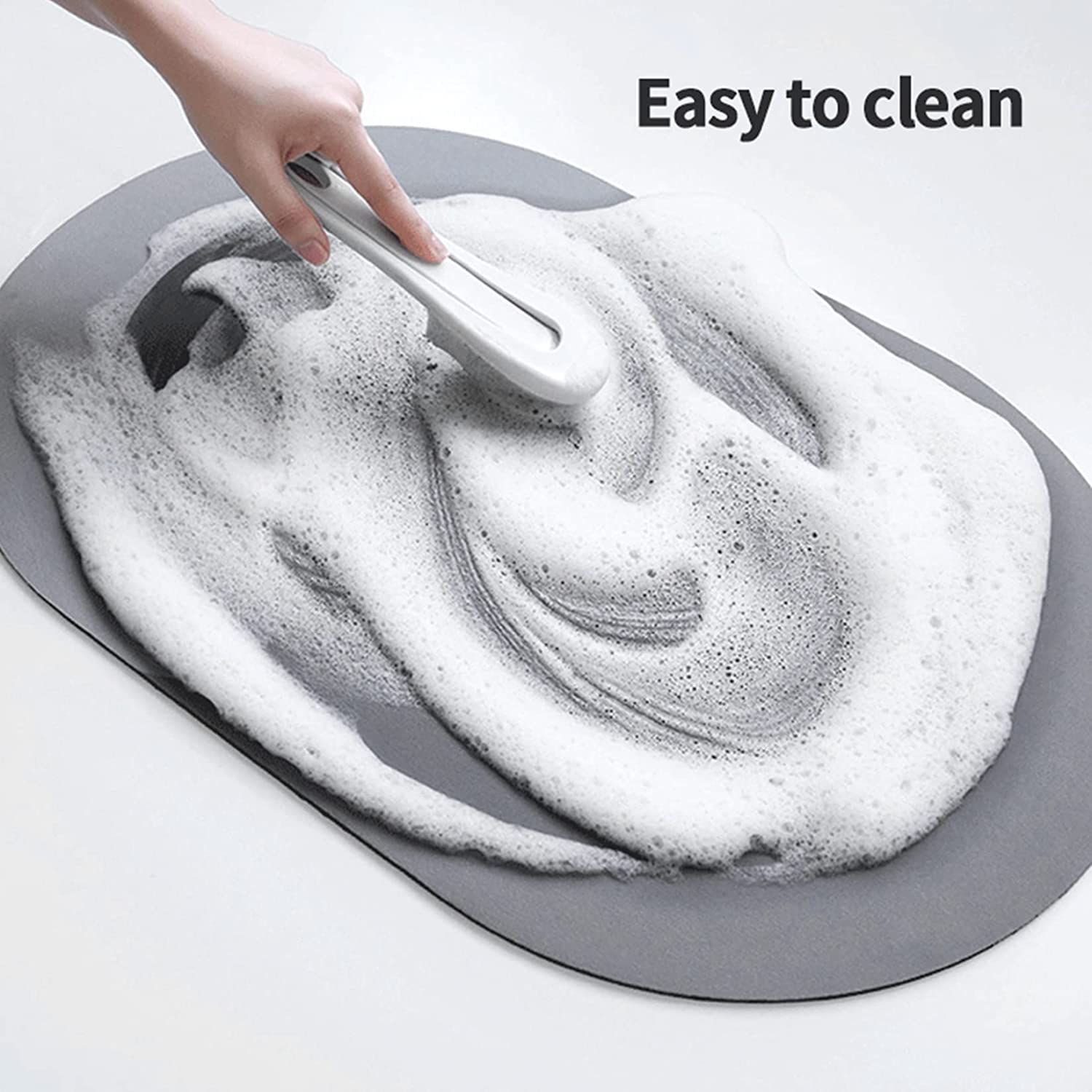 Floor Mat, Bath Mat, Doormat, Bathroom Carpet. Cushion Mat Super Absorbent Soft Carpet, Quick Dry Dirt Barrier for Home, Office - Springkart 