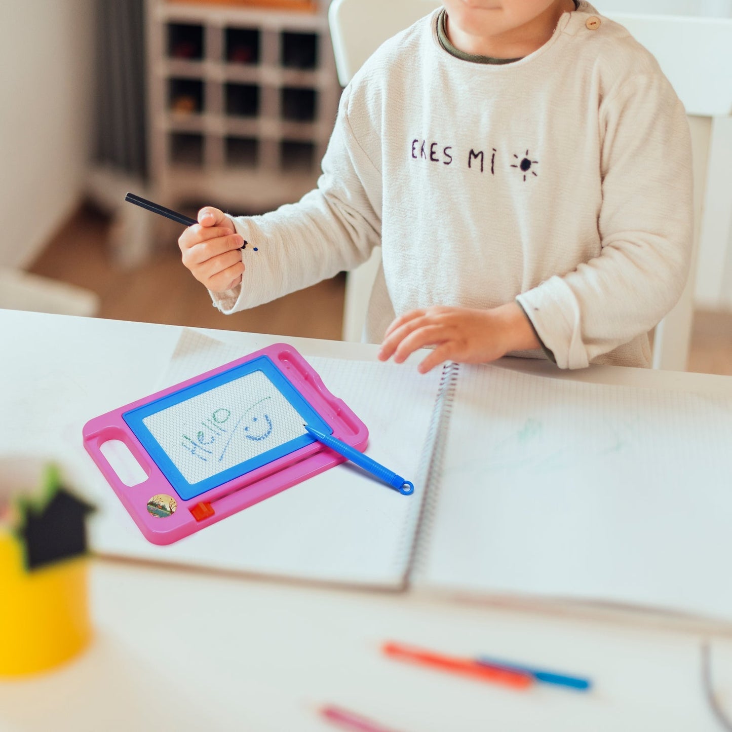 Magnetic Slate & Magnetic Pen Writing Slate Toy - Springkart 
