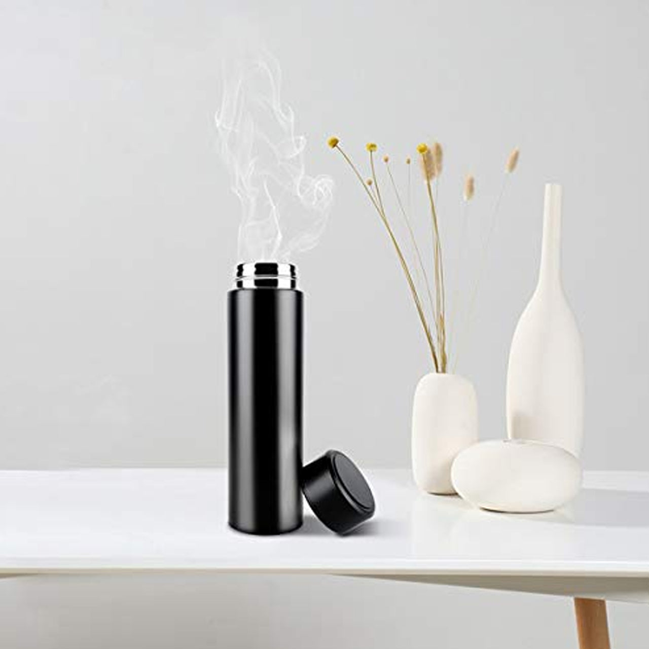 Double Stainless Steel Wall Smart Flask Water Bottle ( B Grade ) - Springkart 