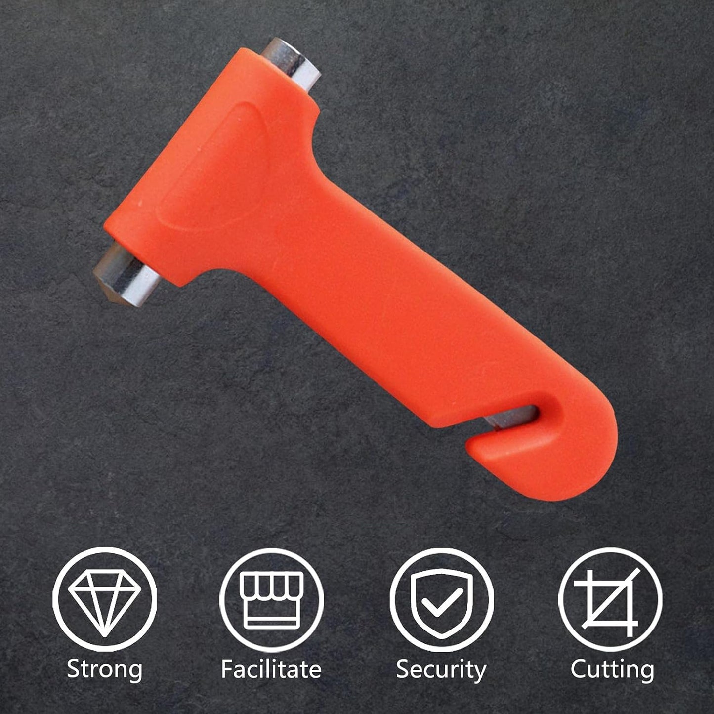 Car Safety Hammer,Emergency and Rescue Tool,Car Window Breaker and Seatbelt Cutter,Safety Hammer Emergency Rescue Tool,Car Window Breaking Seat Belt Cutter (1 Pc) - Springkart 