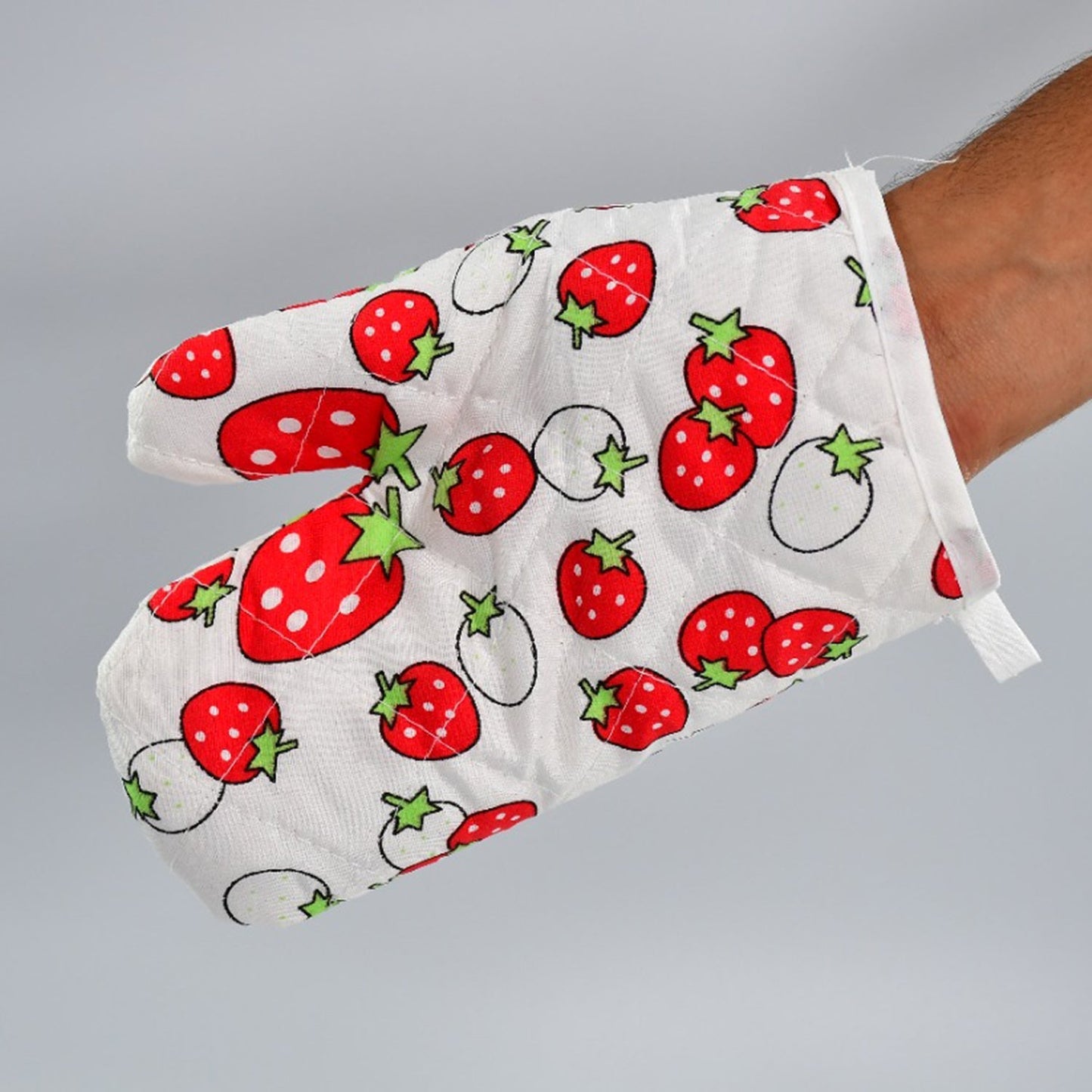 Designer Multicoloured Oven Mitt and Pot Holder - Springkart 