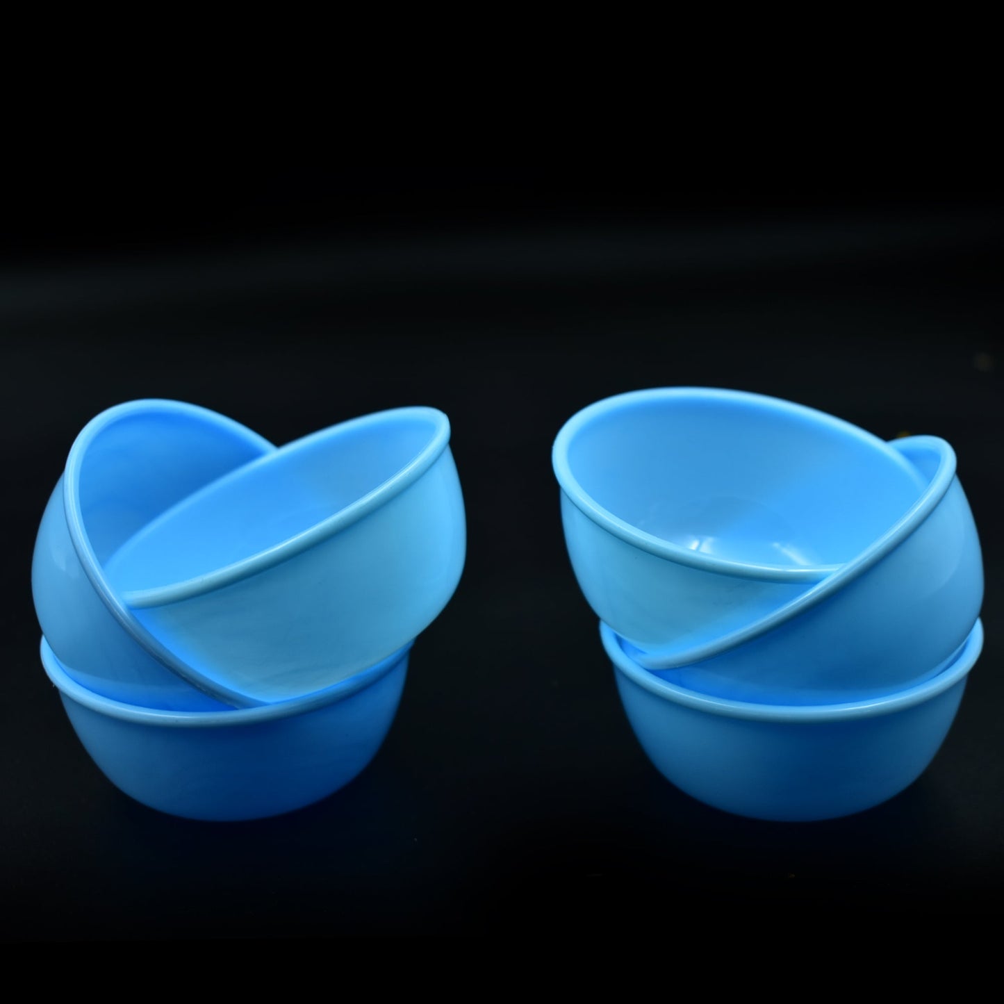 Small Plastic Bowl Set, Microwave Safe Unbreakable, Set of 6 - Springkart 